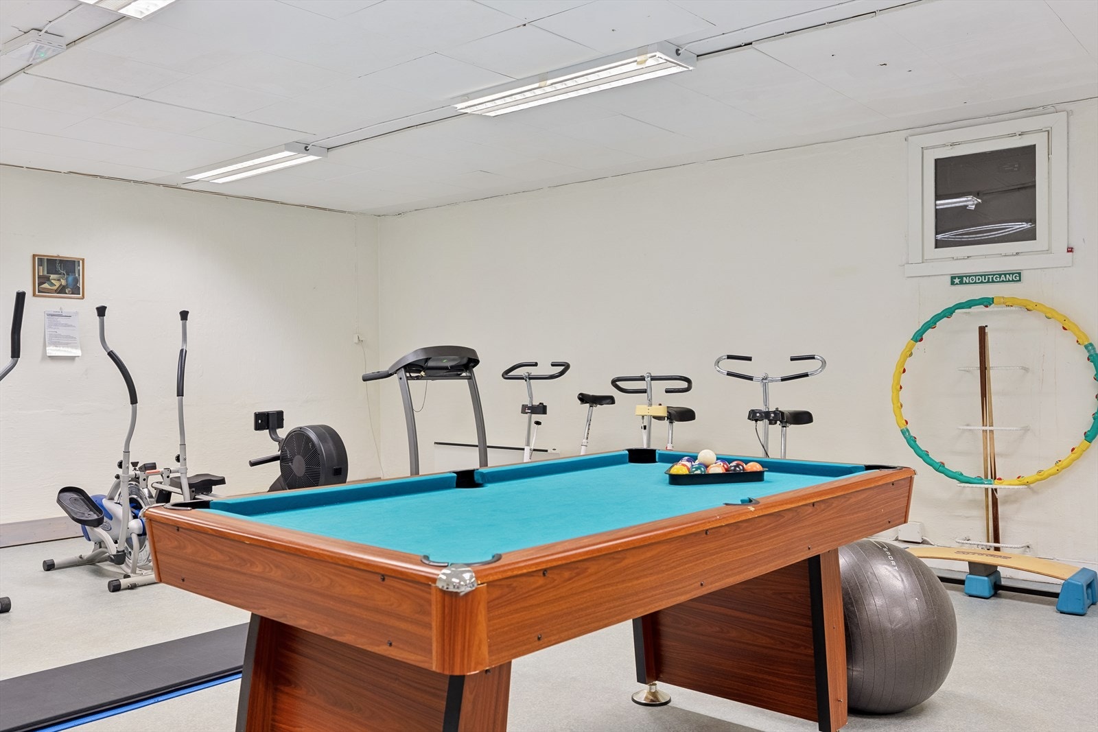 Borettslaget har utstyr for forskjellige aktiviteter. Galleribilde