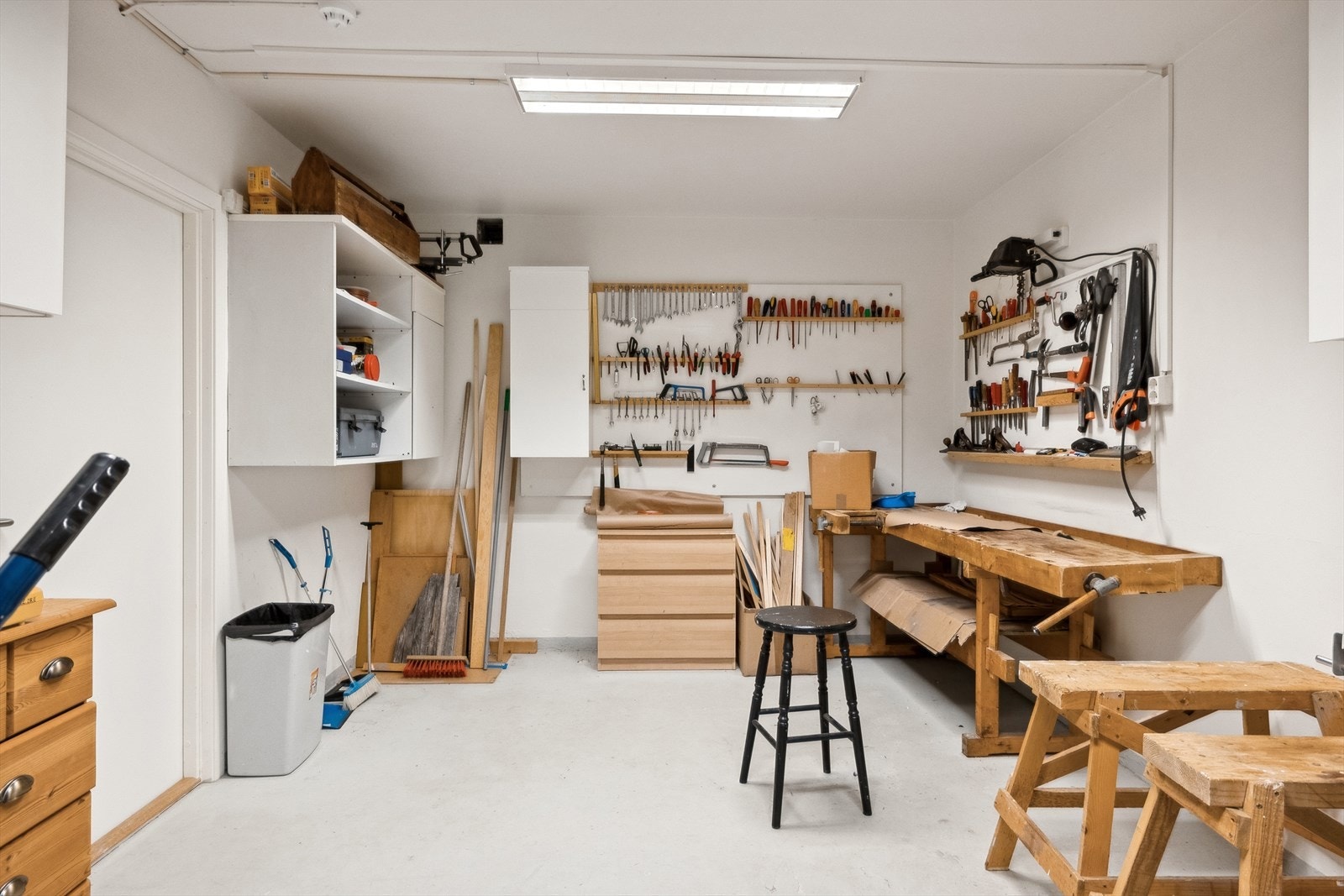 De har til og med et felles verksted. Galleribilde