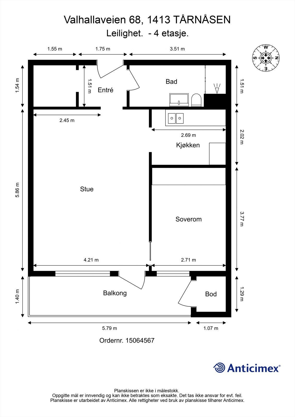 Plantegning Galleribilde
