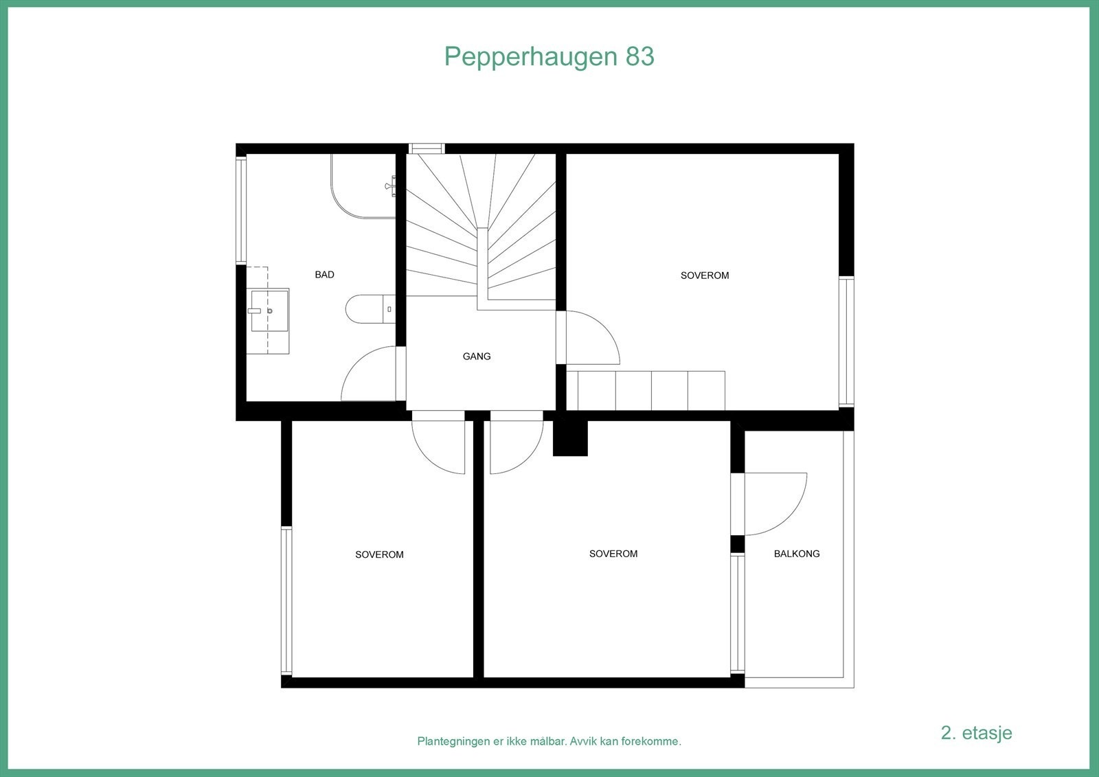 Plantegning Galleribilde