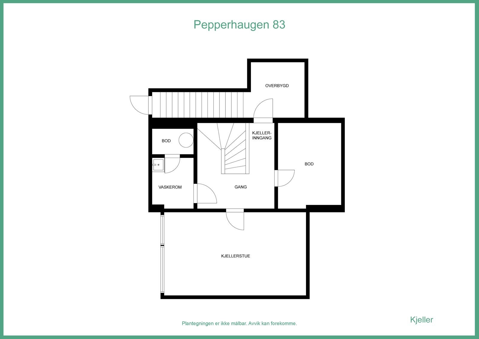Plantegning Galleribilde