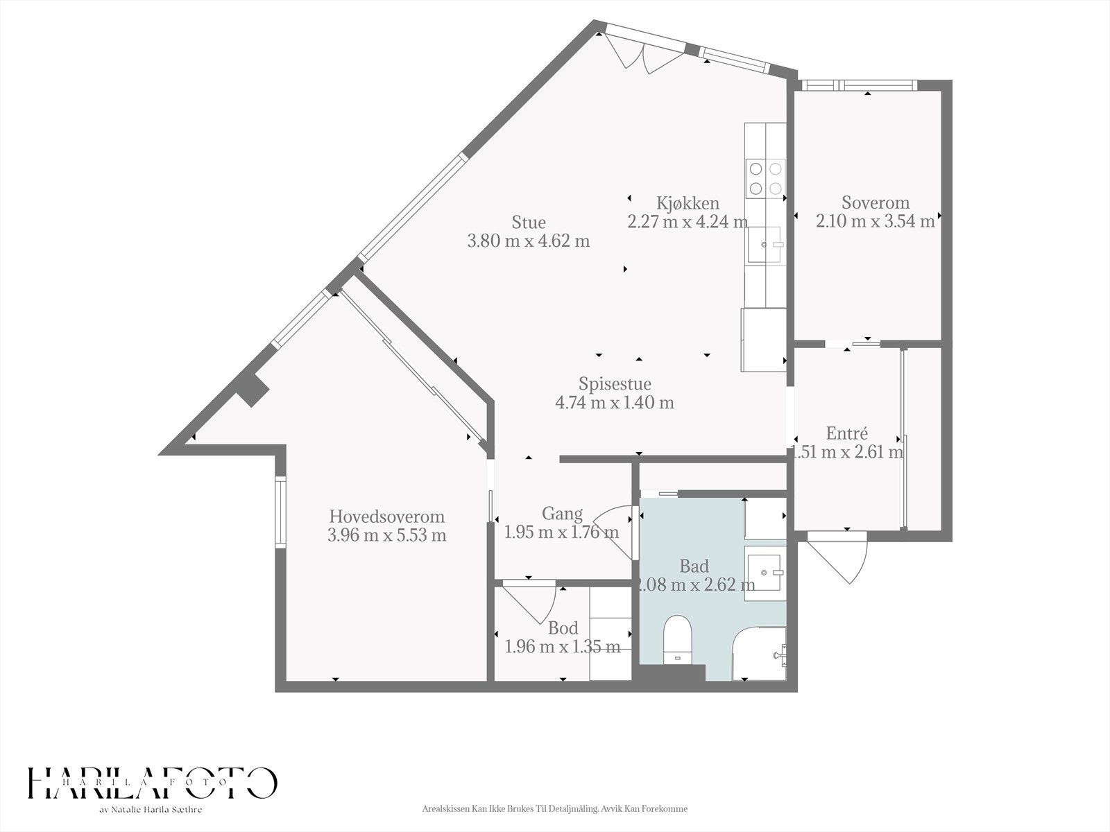 Planskisse Galleribilde