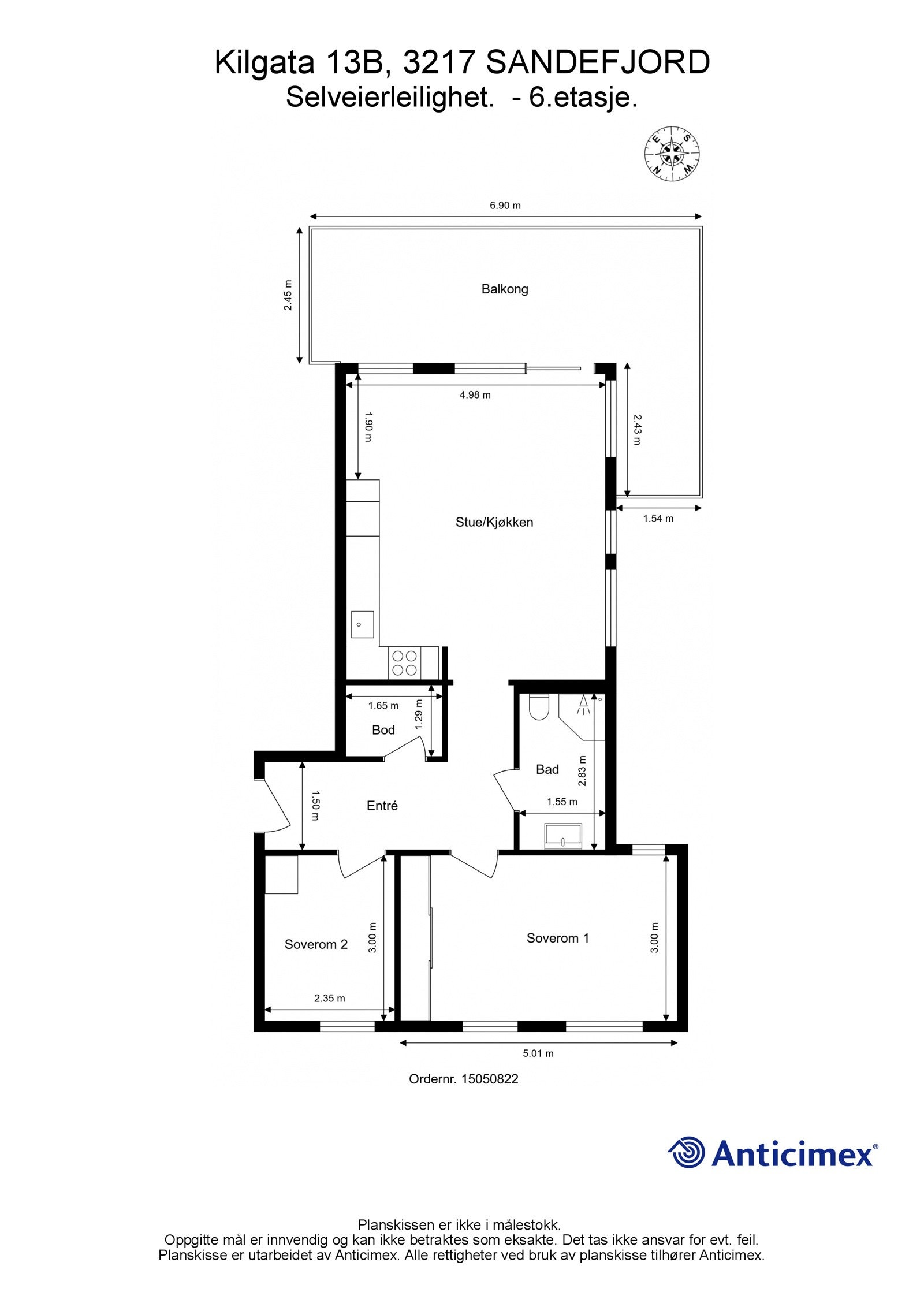 Plantegning Galleribilde