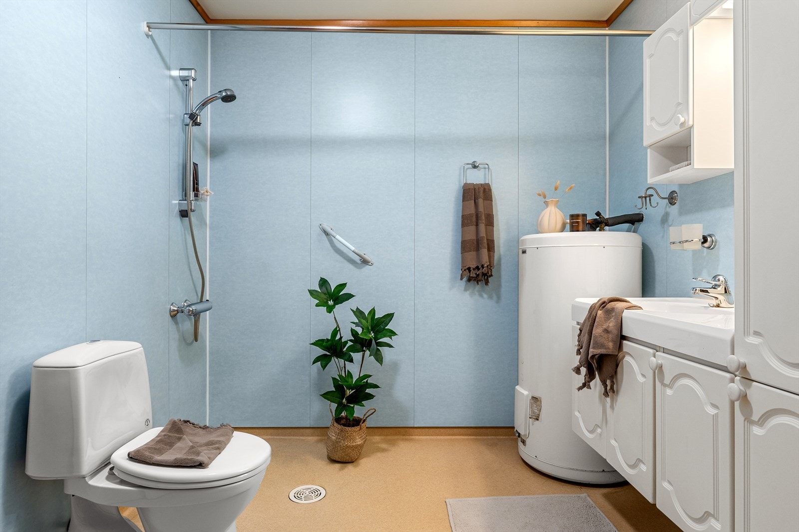 Opprinnelig bad på ca. 6,60 m². Galleribilde