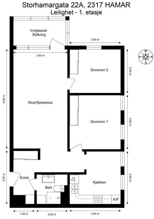 Plantegning Galleribilde