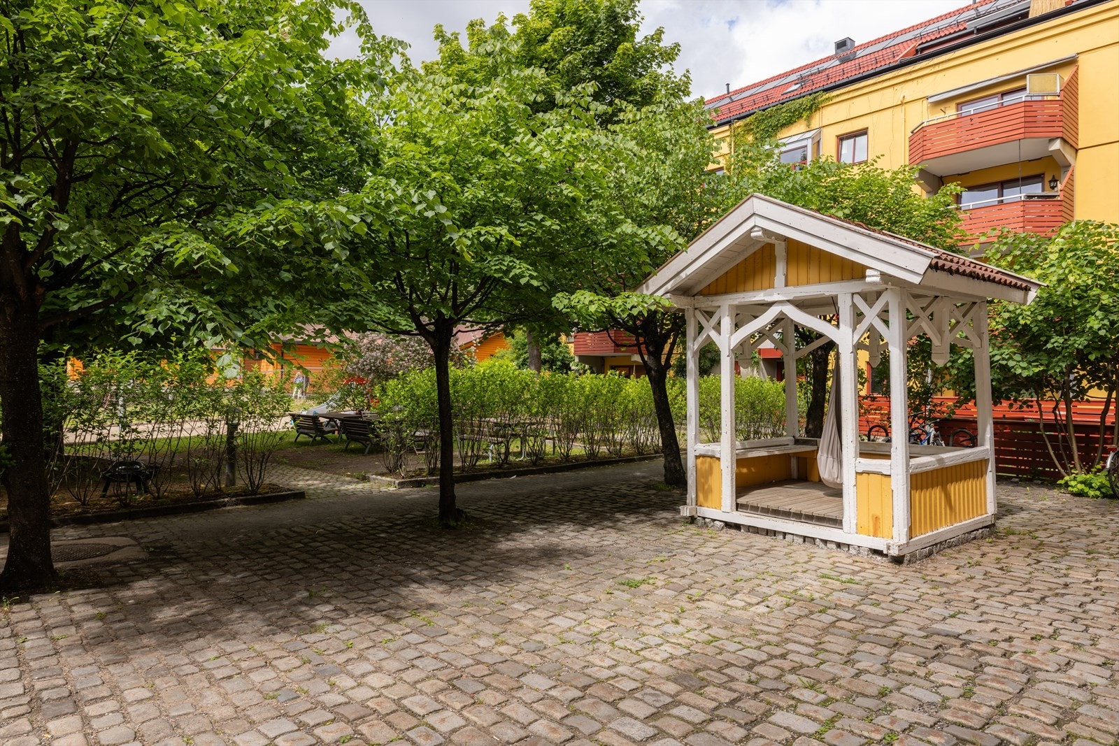 Et lite lysthus har også fått plass. Galleribilde
