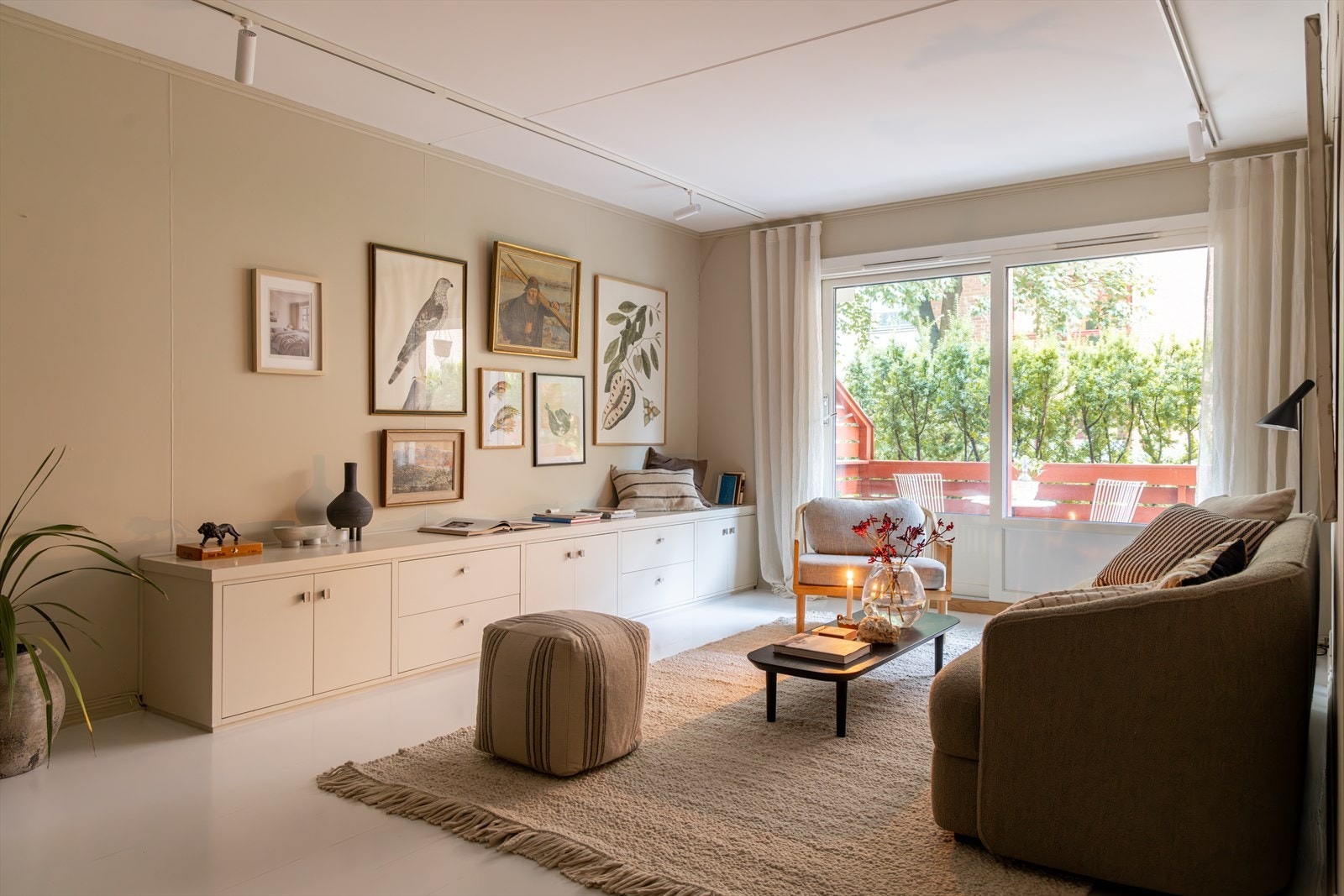 Alle overflater er malt i tidsriktige farger i 2024. Galleribilde