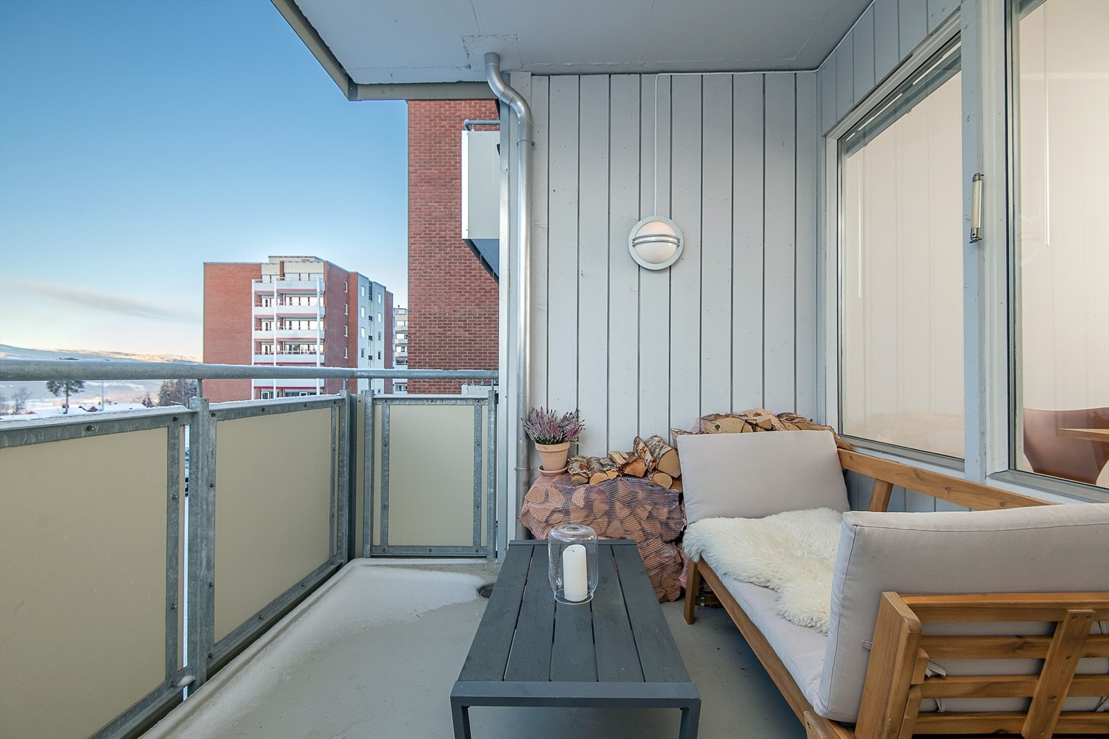Veranda er målt til ca. 7 m². Galleribilde