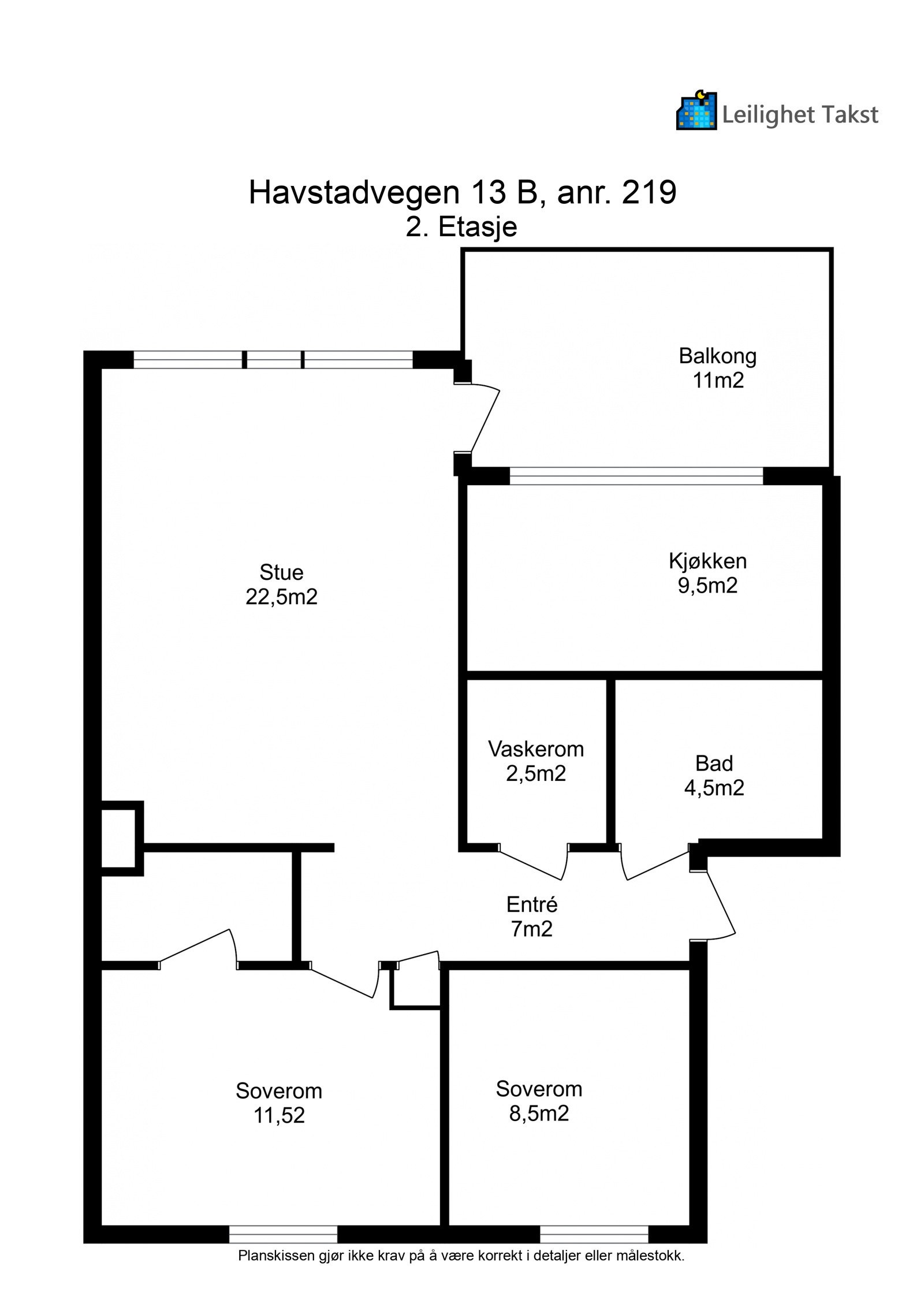 Planskisse 2. etasje. Øvrig: garasjeplass og to private boder i fellesareal medfølger. Felles sykkelbod på bakkeplan. Galleribilde