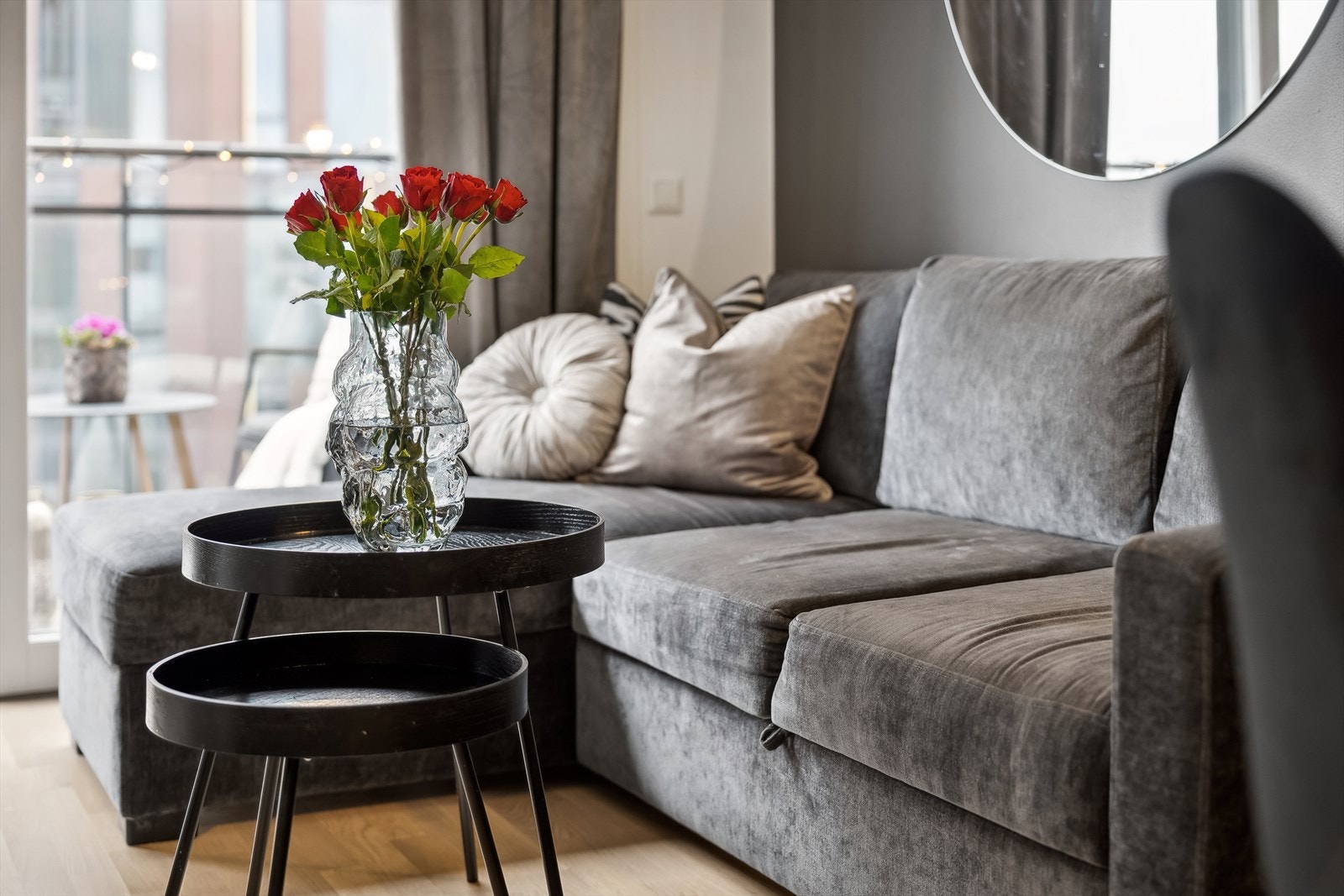 Stue/kjøkken har vannbåren gulvvarme Galleribilde