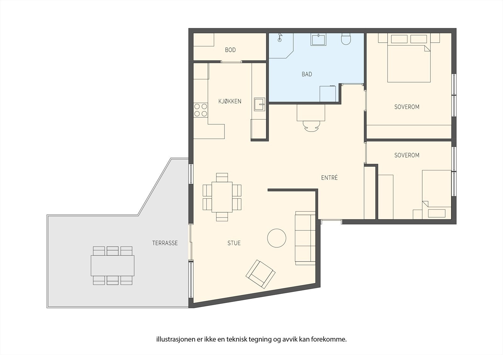 Plantegning Galleribilde