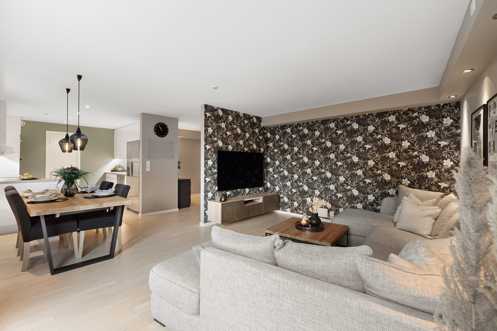 Åpen løsning til kjøkken Galleribilde