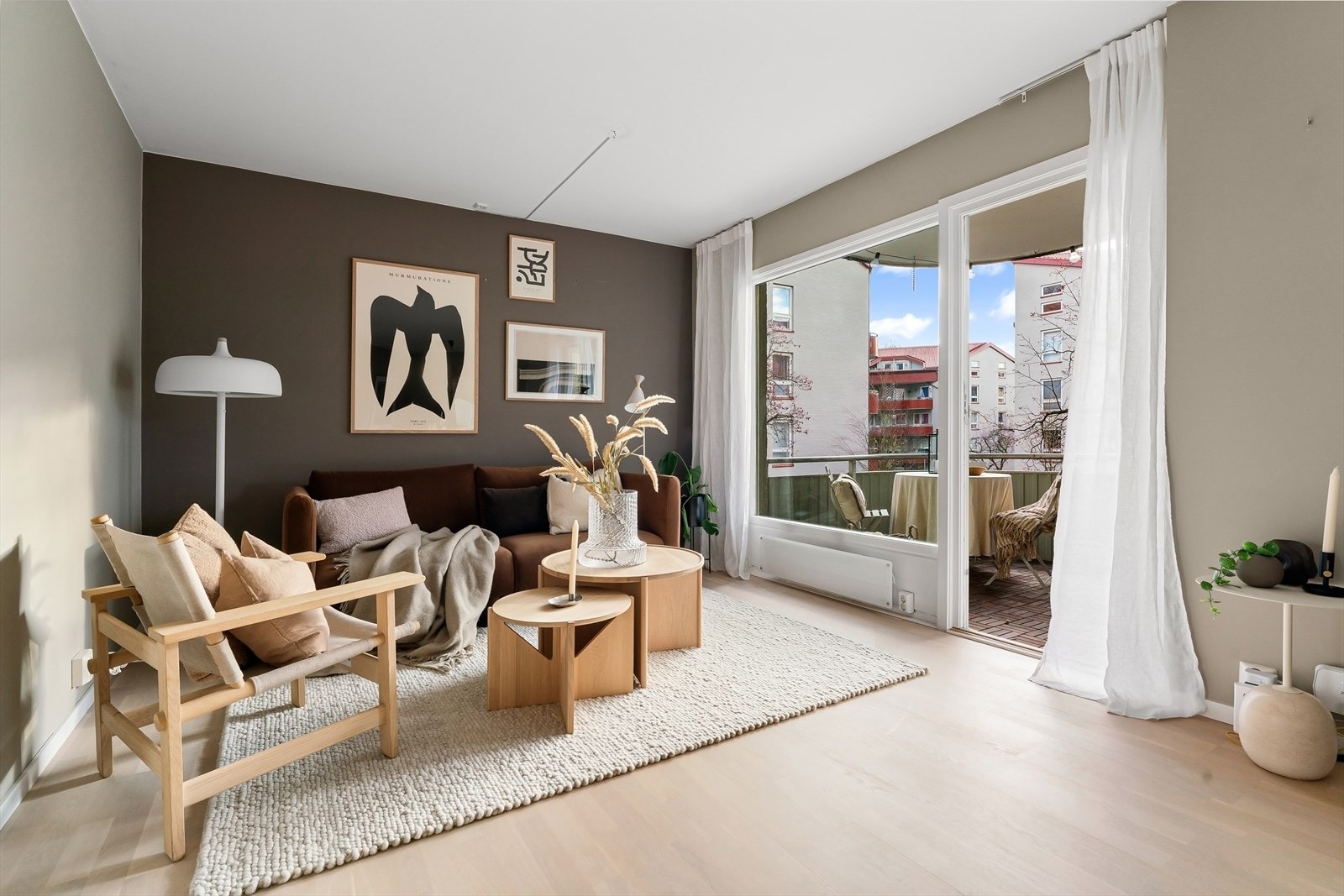 Hyggelig utsikt fra stue Galleribilde