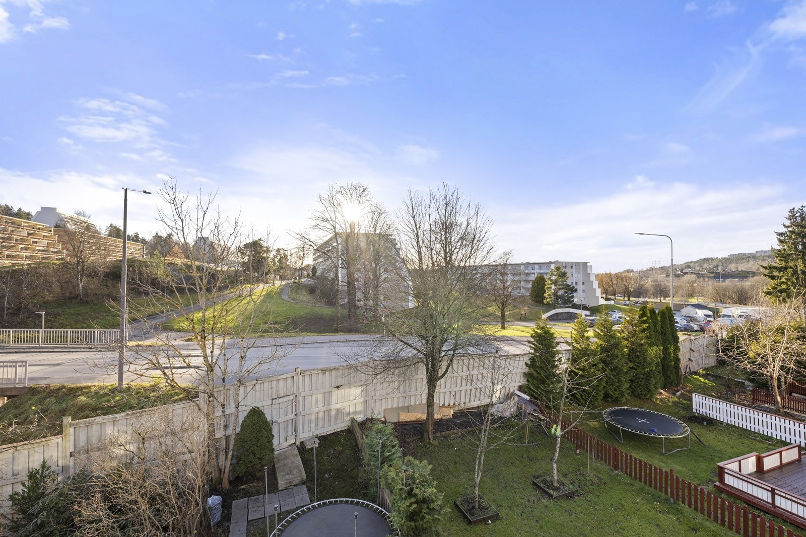 Utsikt fra balkongen. Galleribilde