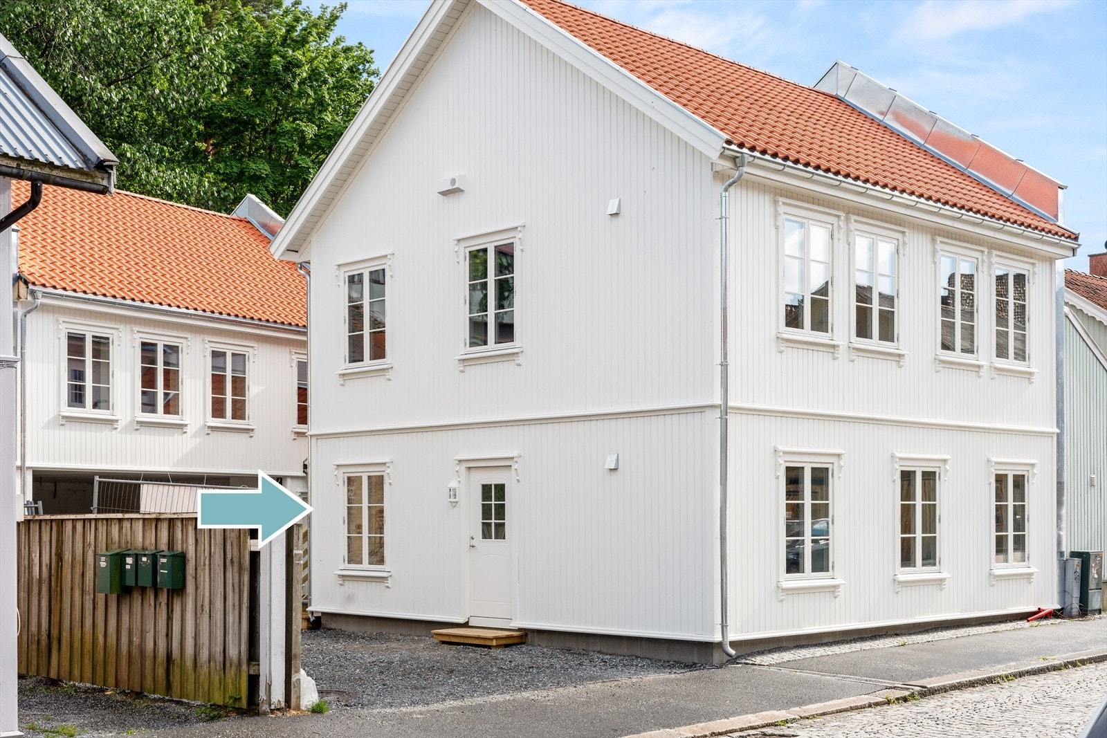 Et område som har fått seg et stort løft de siste årene, hvor kommunen har oppgradert veiene og gatemiljøet. Galleribilde