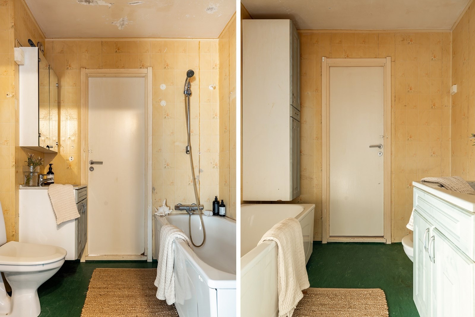 Badet har adkomst fra entré og soverom Galleribilde