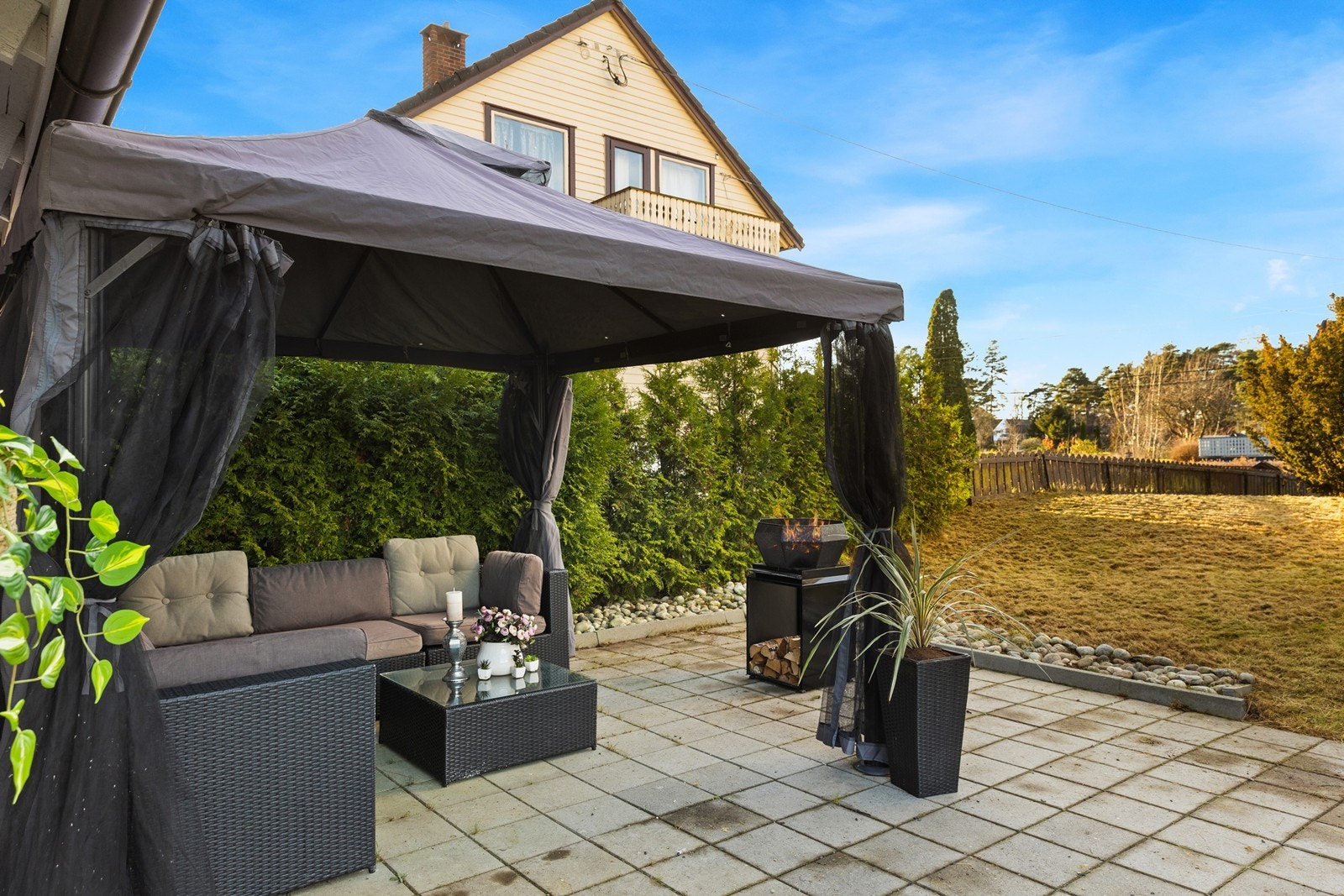 Eiendommen er solrik. Galleribilde