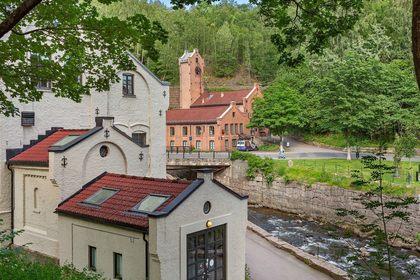 Det er gode turmuligheter langs akerselva. Galleribilde
