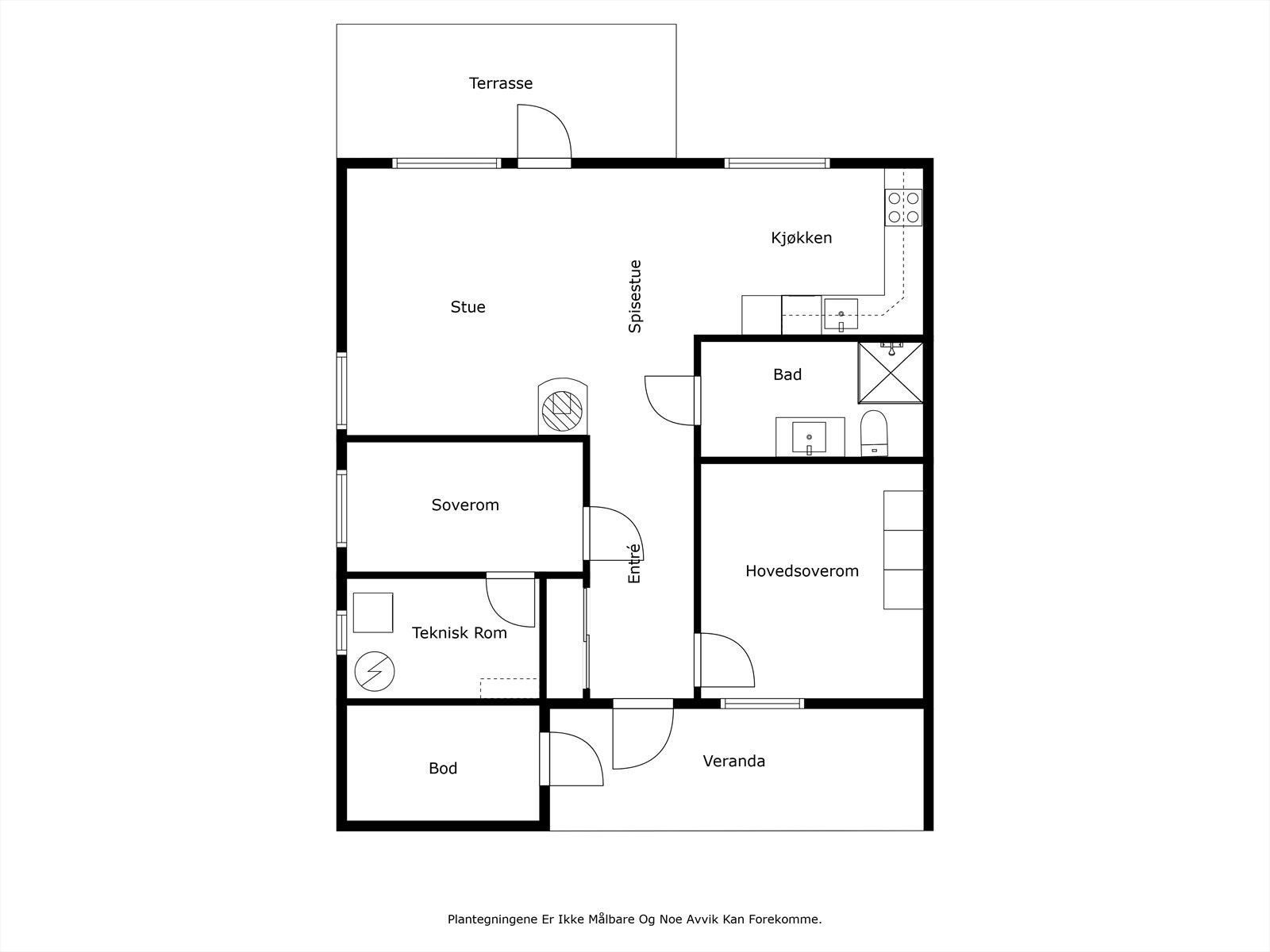 Plantegning - 1. etasje. Galleribilde