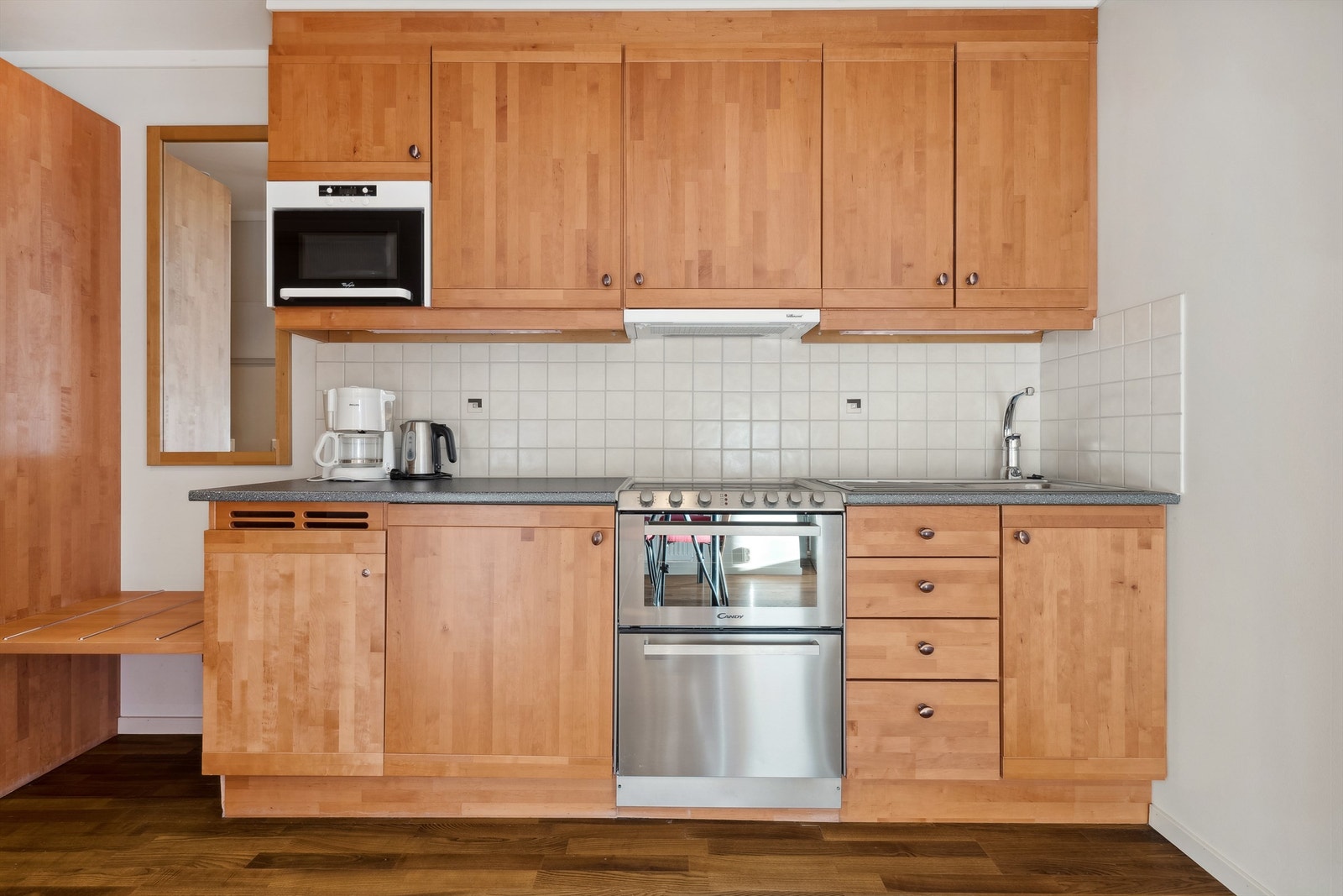 Dette er rom 410 som inneholder stue/kjøkken, soverom og bad. Galleribilde