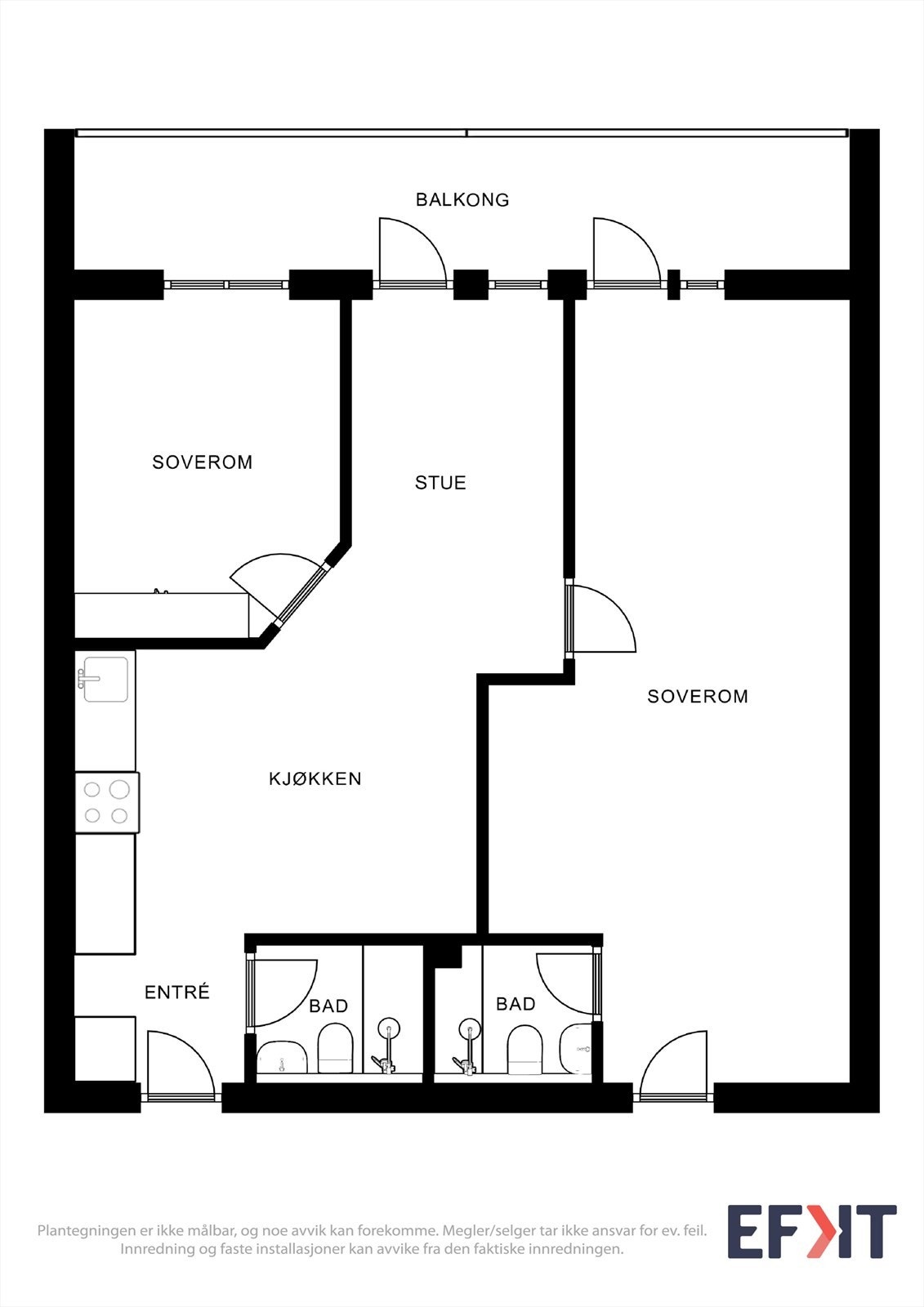 Plantegning Galleribilde