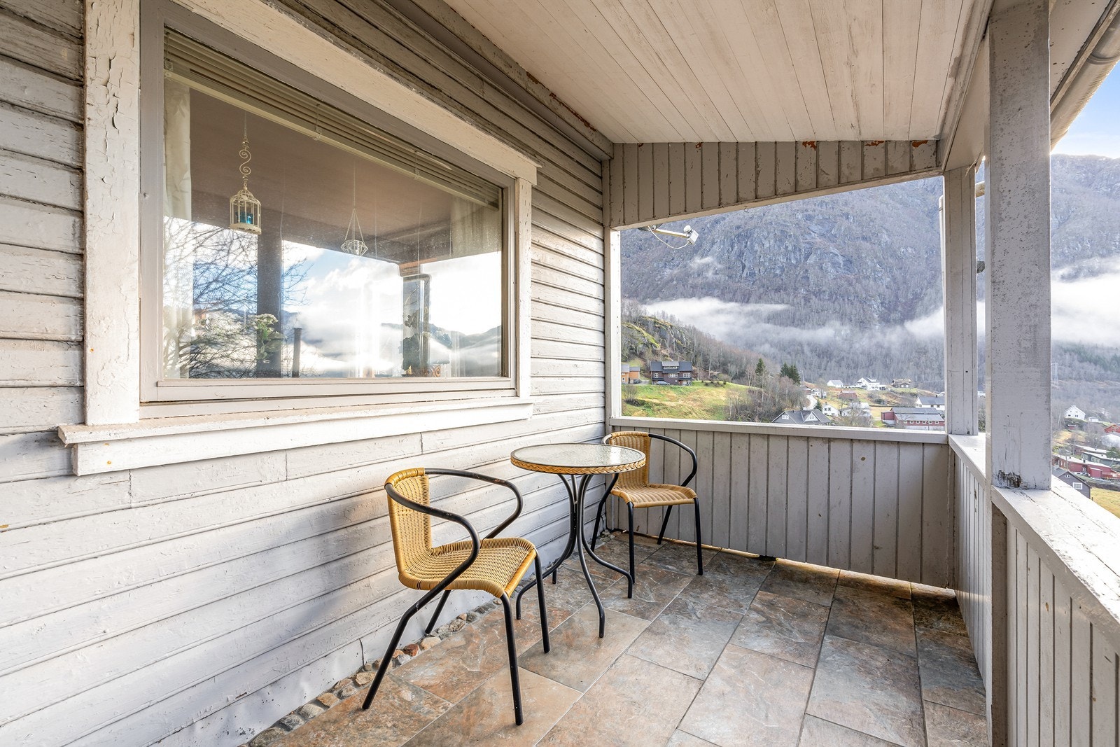 Overbygget terrasse. Galleribilde