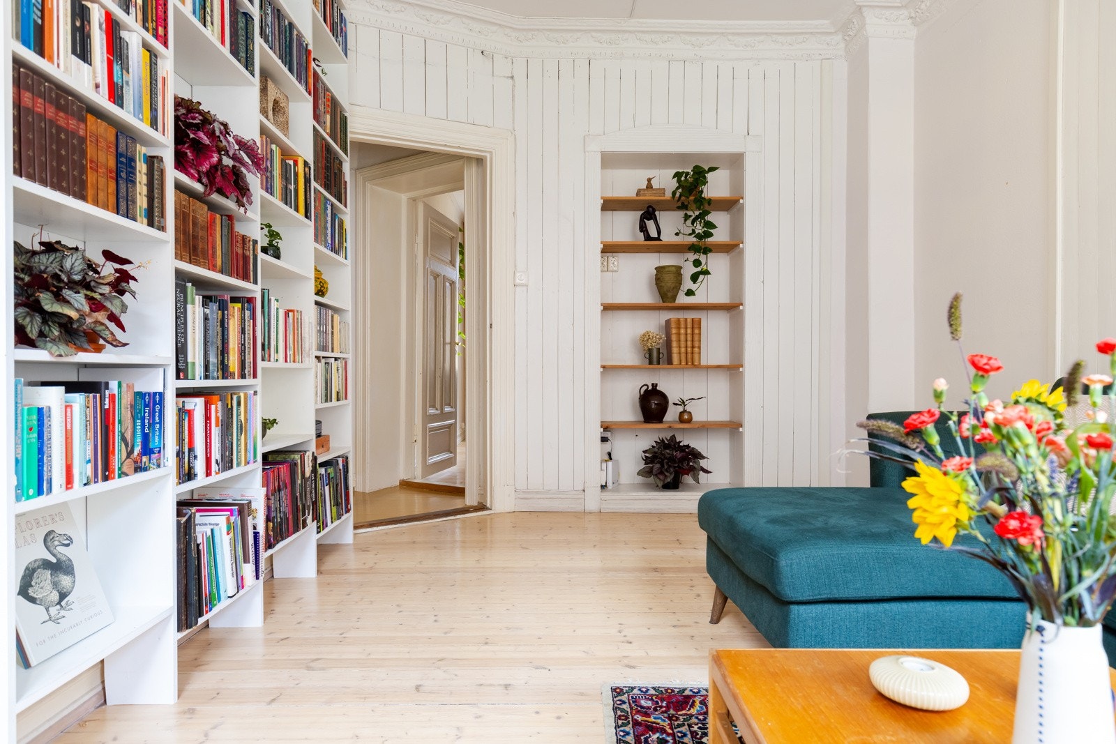 Det er mulighet for å sette inn peis i stuen. Galleribilde