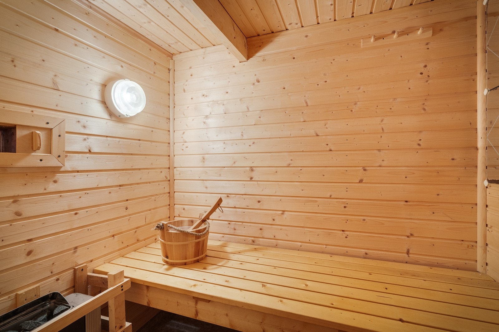 Installert badstue i kjeller Galleribilde