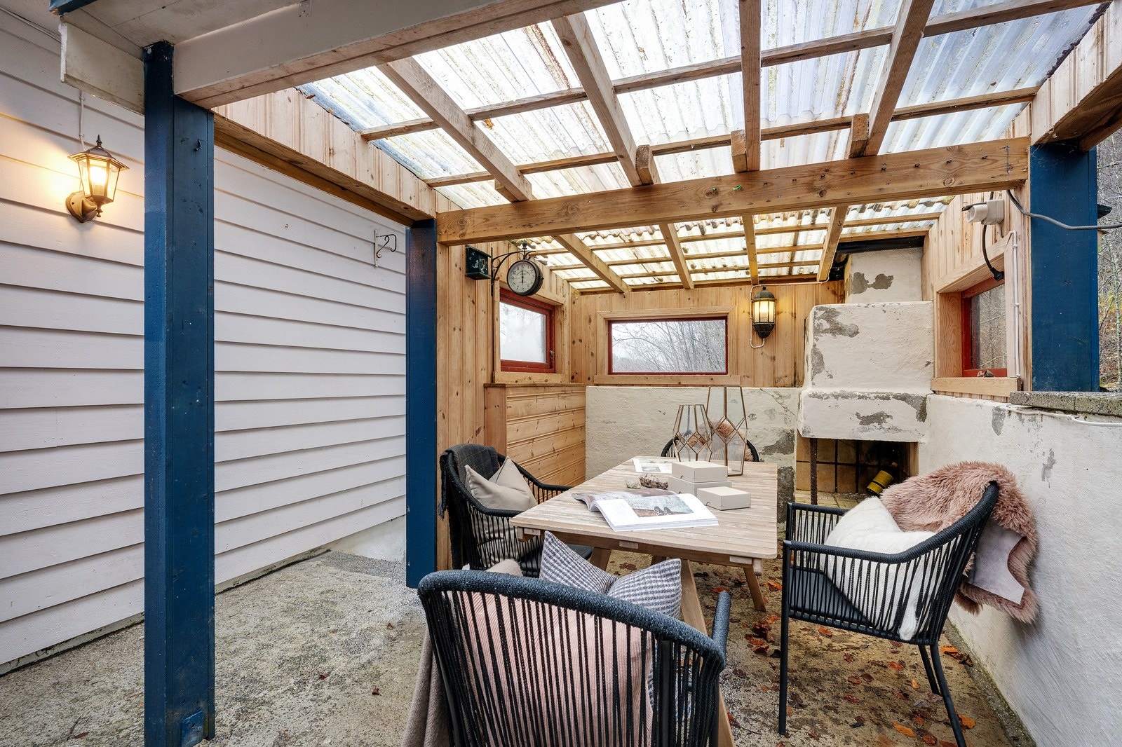 Overbygget terrasse/utestue Galleribilde