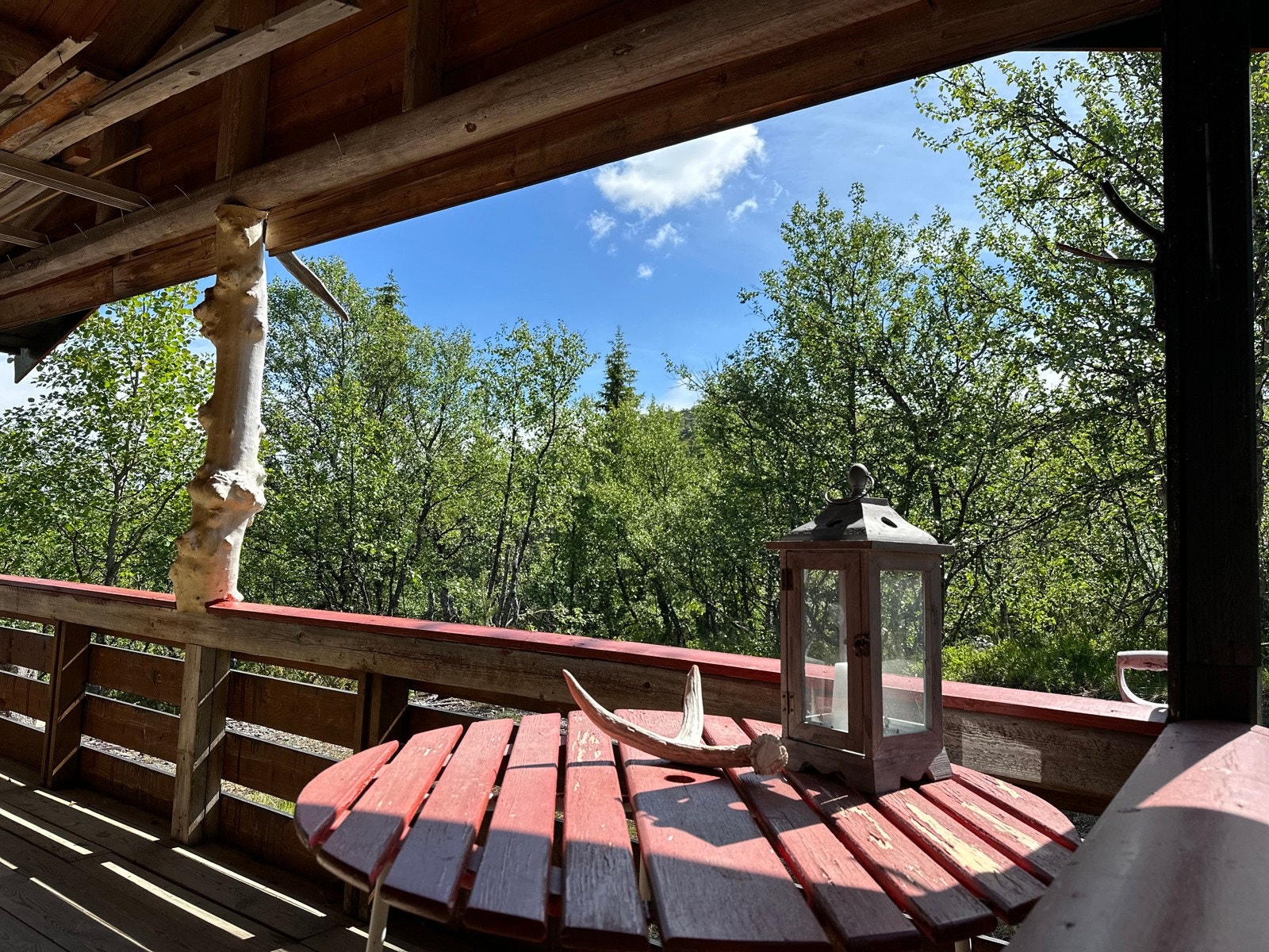 Fin terrasse ved inngangen Galleribilde
