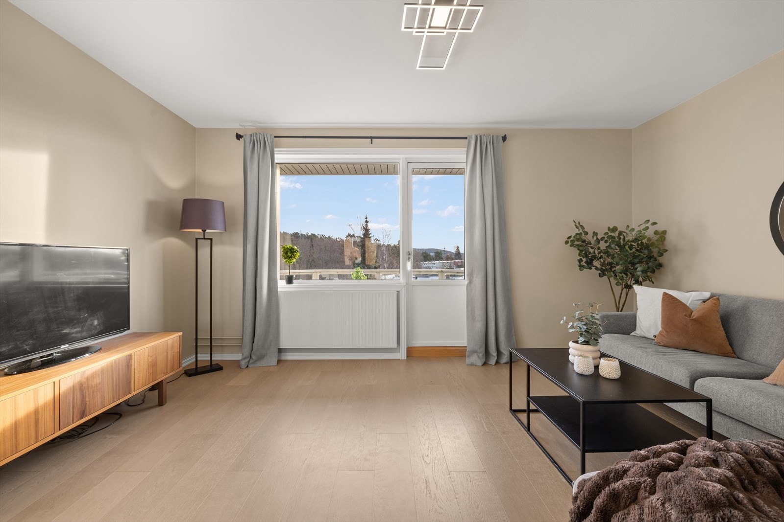 Moderne og lune fargevalg er gjennomgående Galleribilde