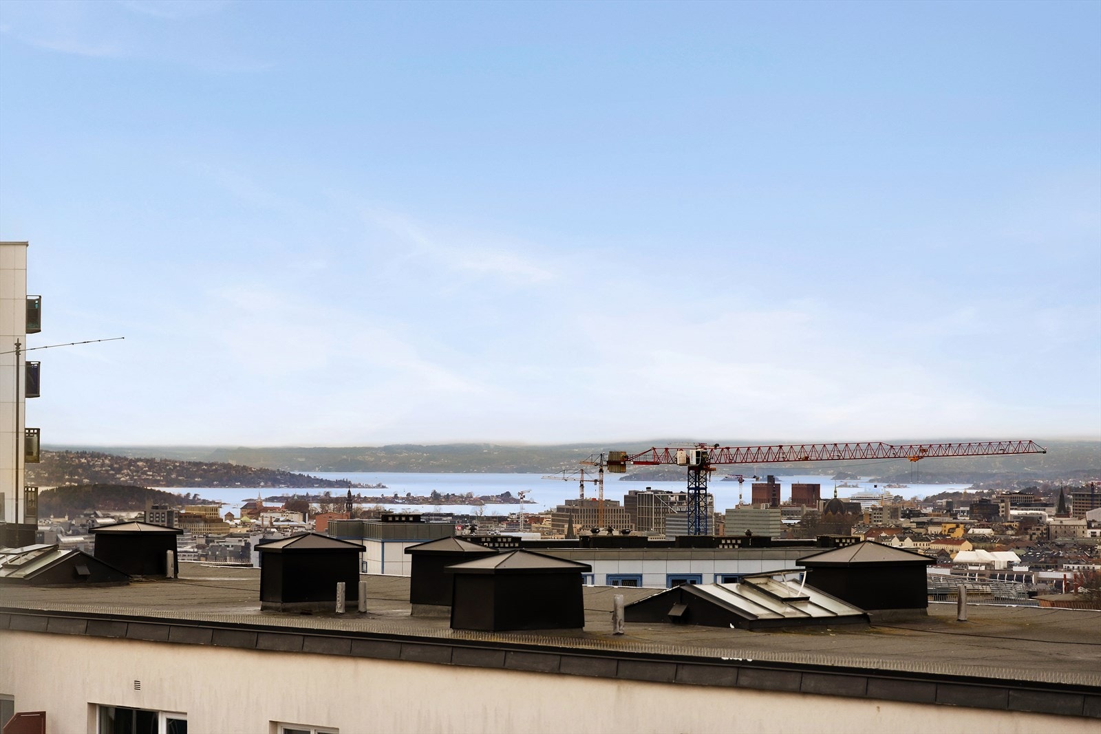 Balkongen byr på en flott utsikt Galleribilde