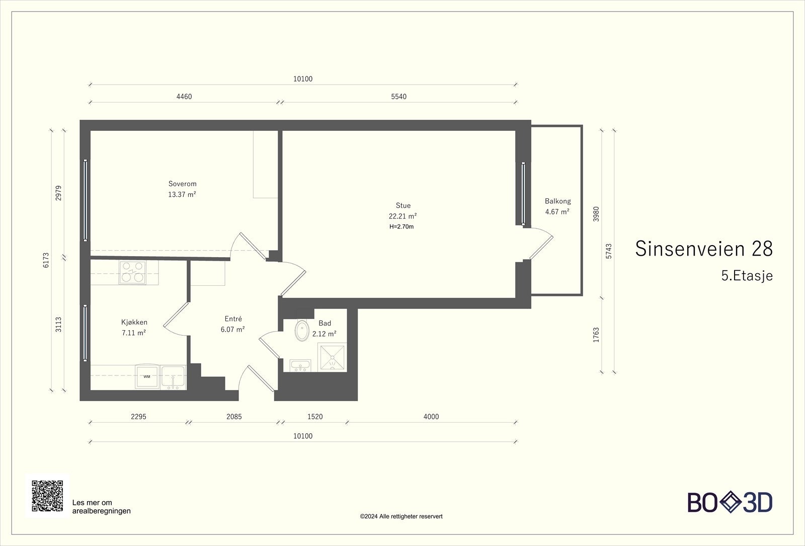Takstmanns planskisse - Avvik kan forekomme Galleribilde