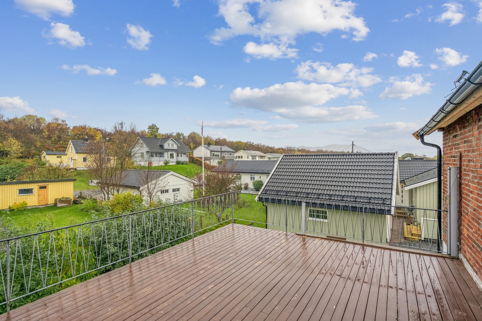 Ut på takterrassen finner du det ideelle stedet for å nyte solrike dager Galleribilde