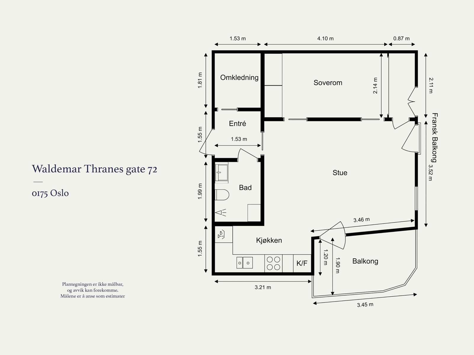 Plantegning | 3. etasje, heis. Galleribilde
