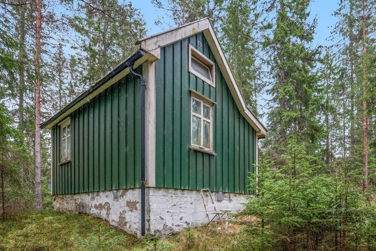 Hytta er på ca. 21 kvm. Galleribilde