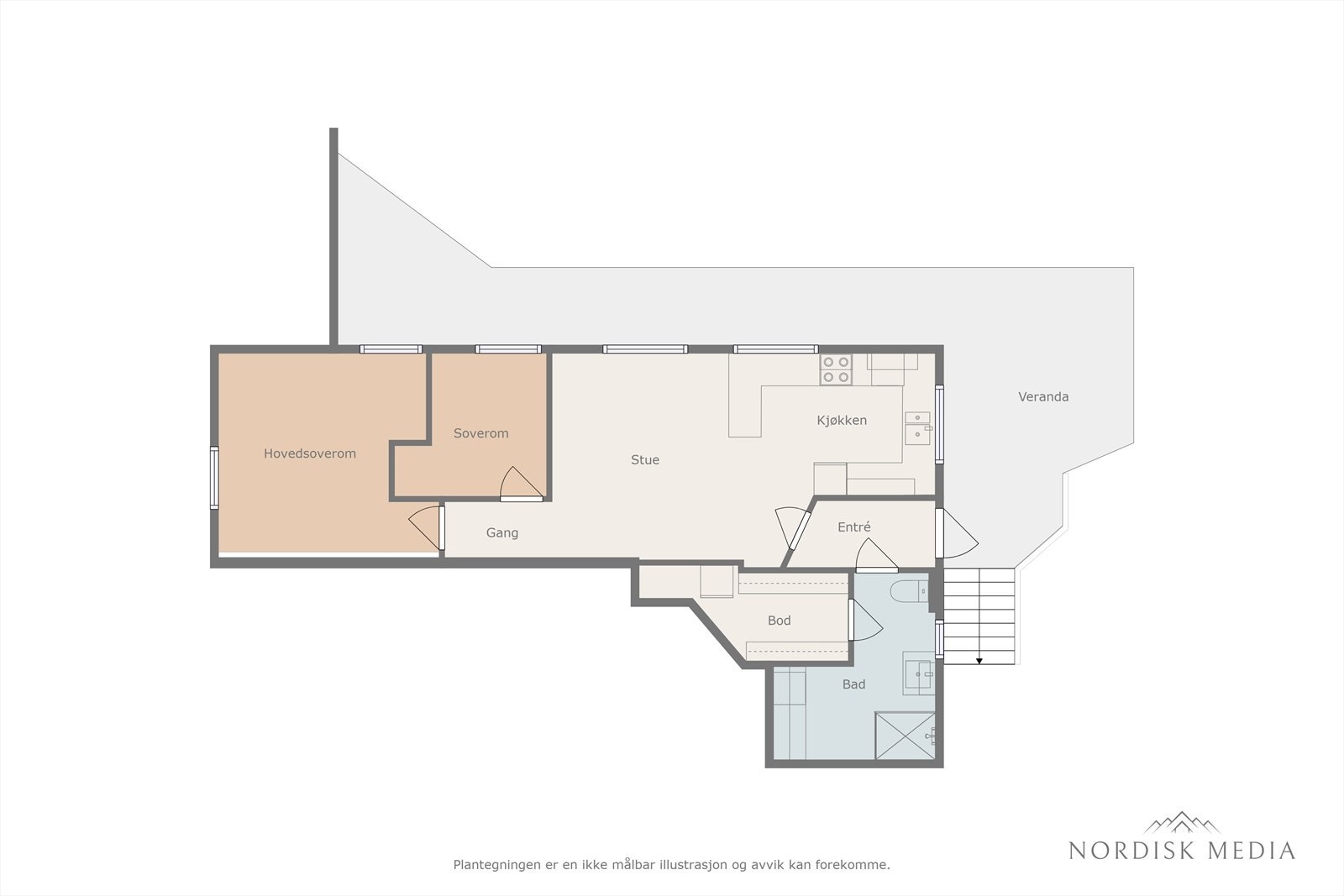 Plantegning Galleribilde