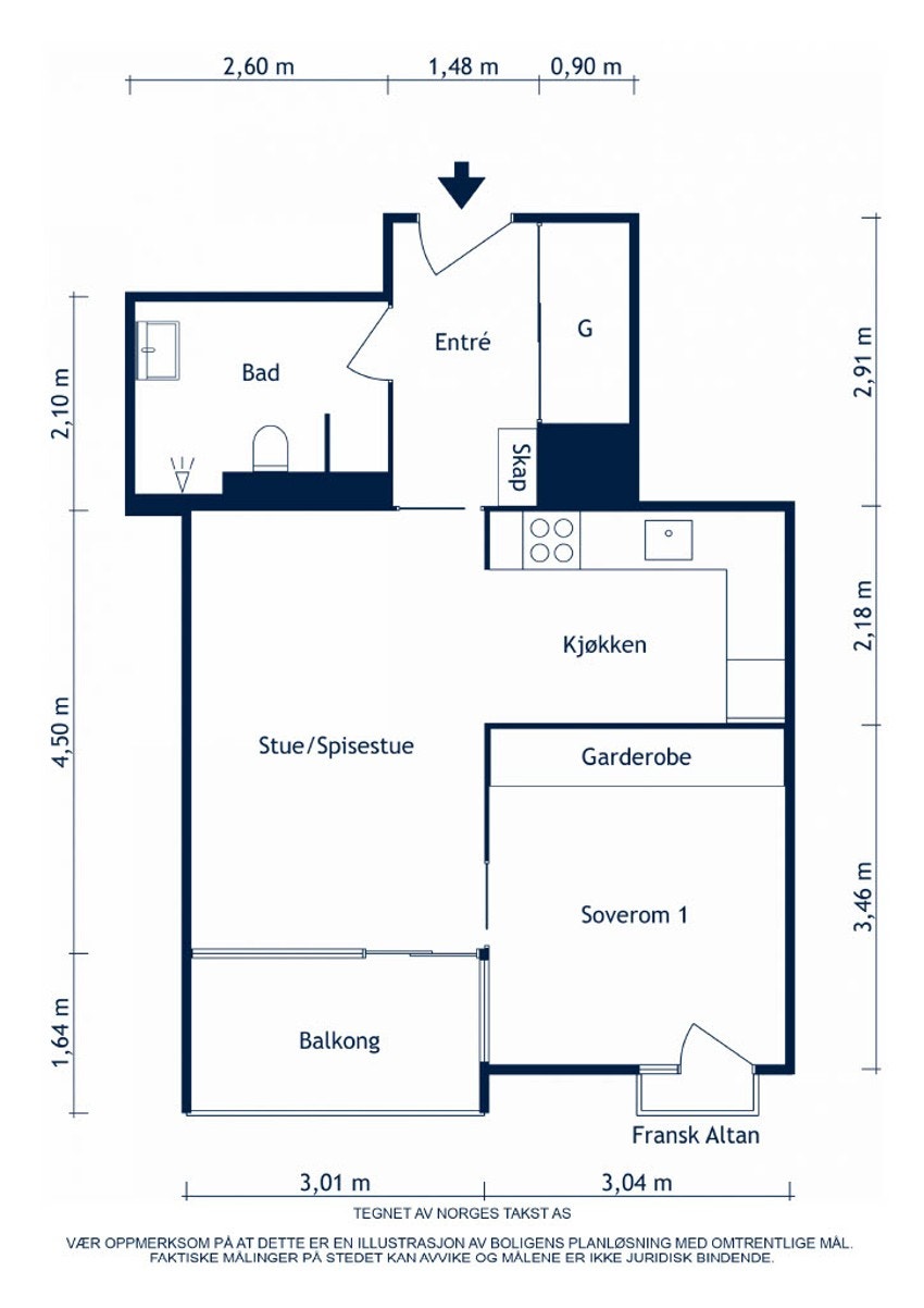 Plantegning Galleribilde