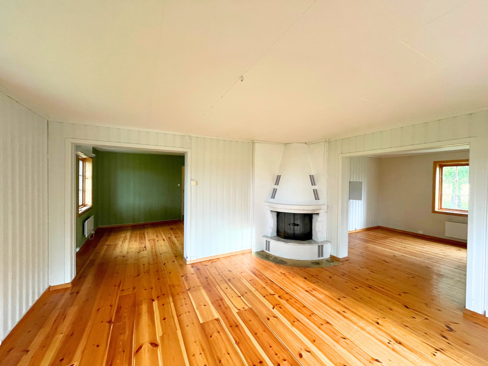 Stue med peis Galleribilde