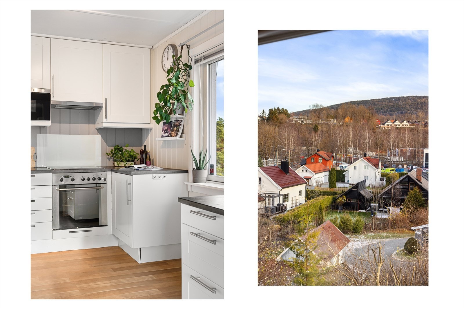 Stor vindusflate gir godt med lys Galleribilde
