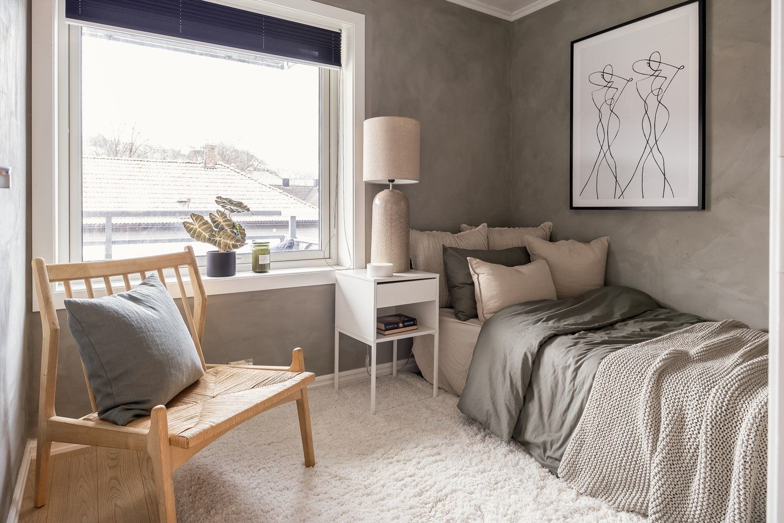 Det andre soverommet har en størrelse på 5,5 m². Galleribilde