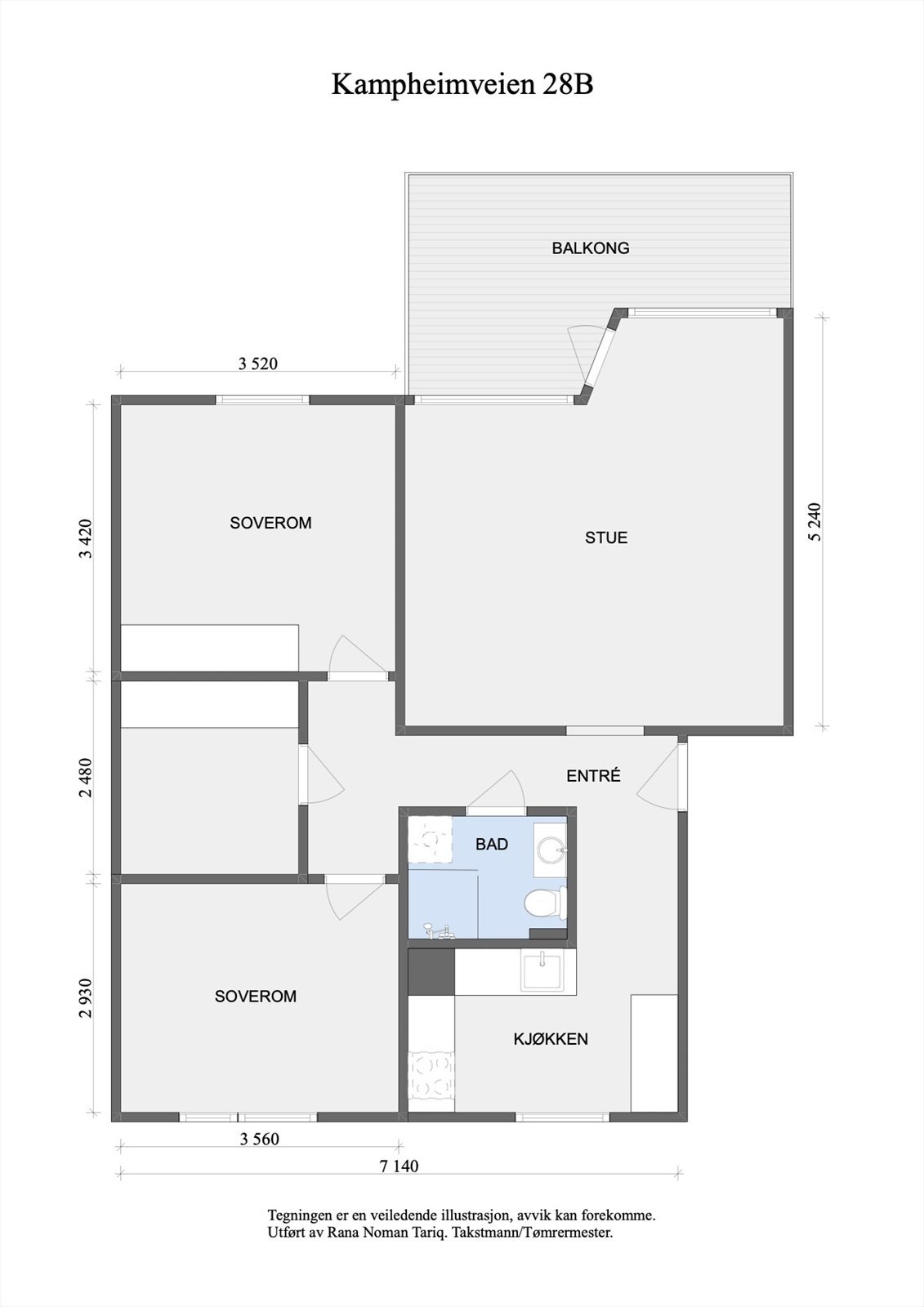 Plantegning Galleribilde