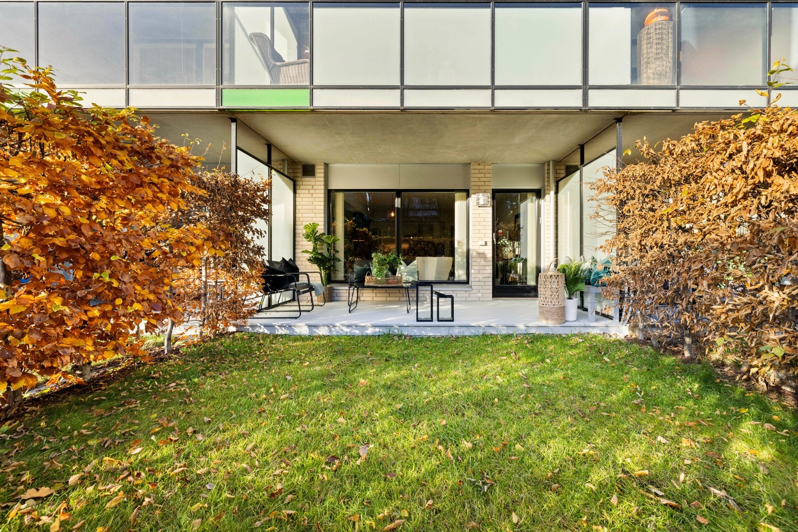 Egen hage og terrasse på 10,5 kvm Galleribilde
