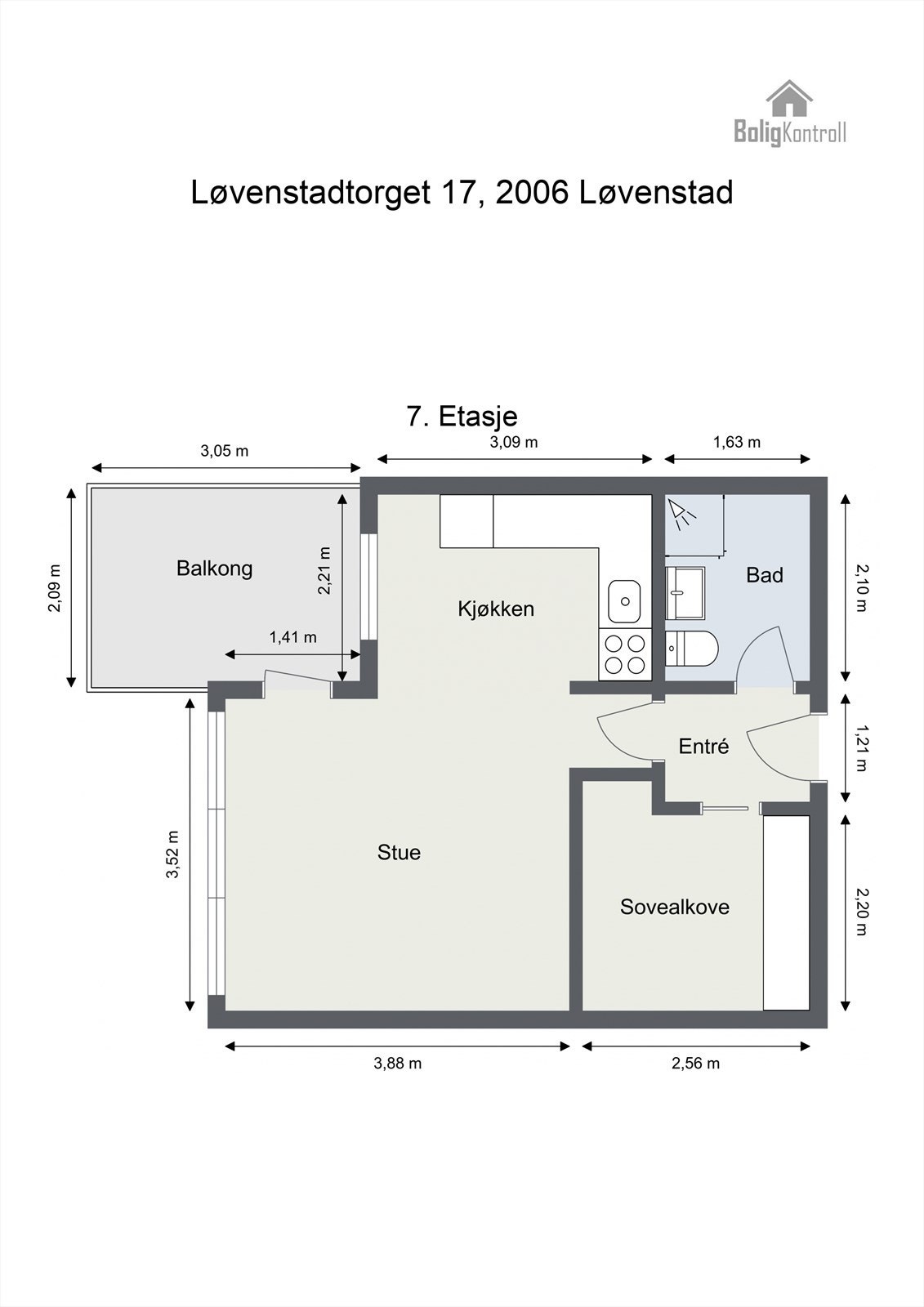 Plantegning Galleribilde