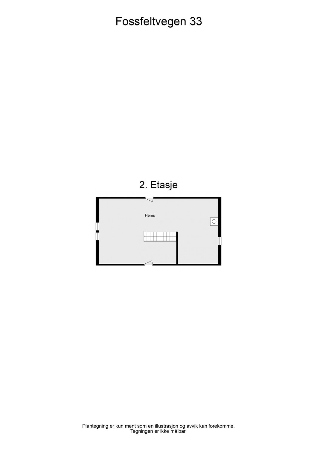 Fossfeltvegen 33 - 2D - 2. Etasje - Letterhead Galleribilde