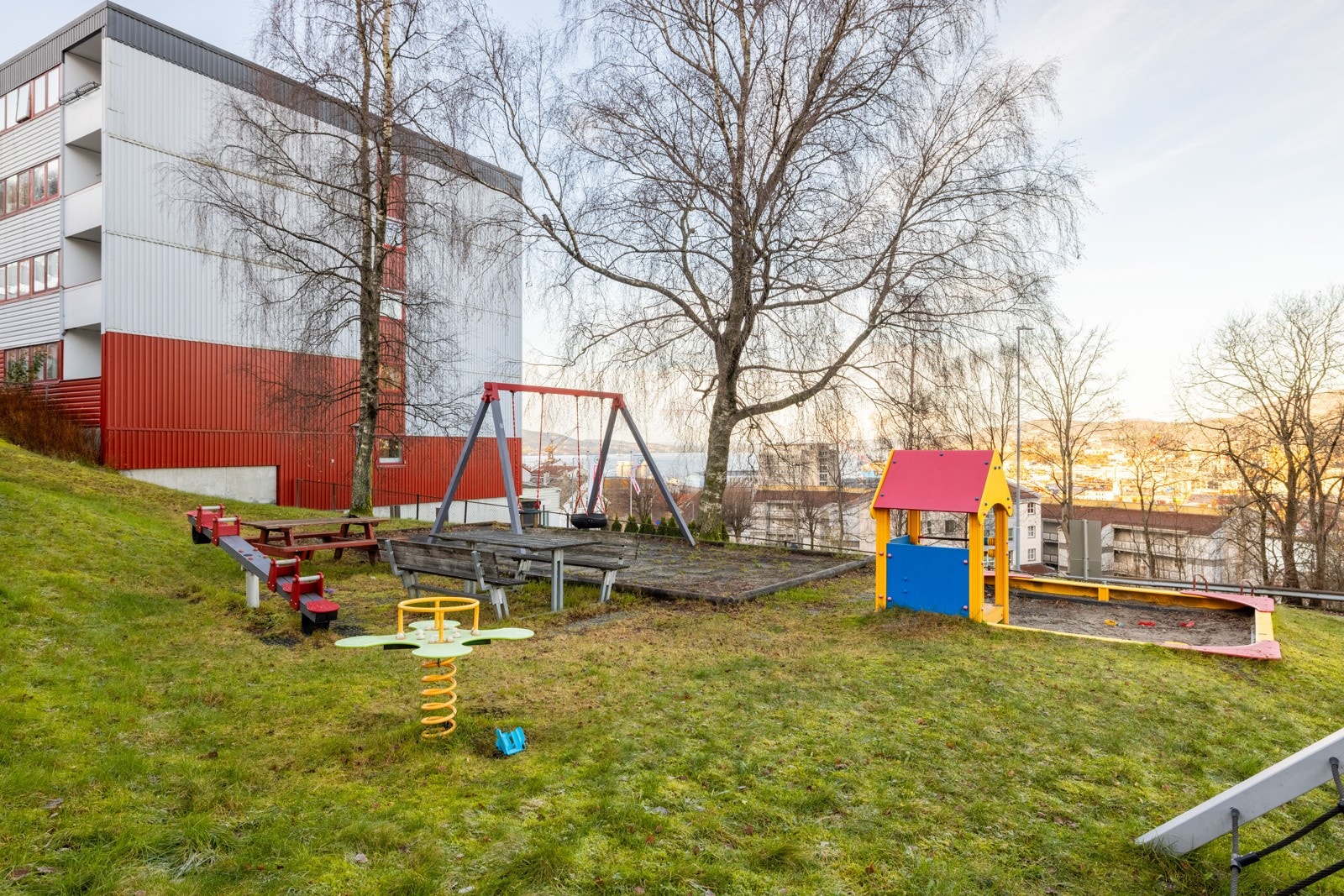 Felles uteområde. Galleribilde