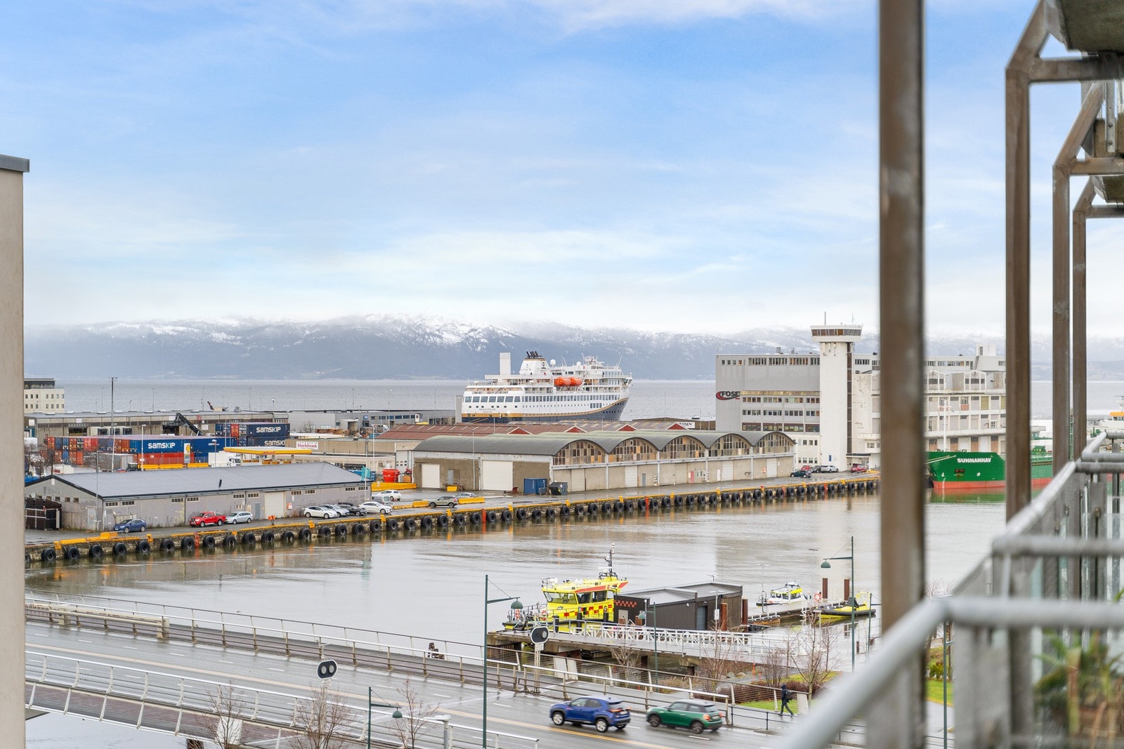 Utsiktsbilde fra balkongen. Galleribilde