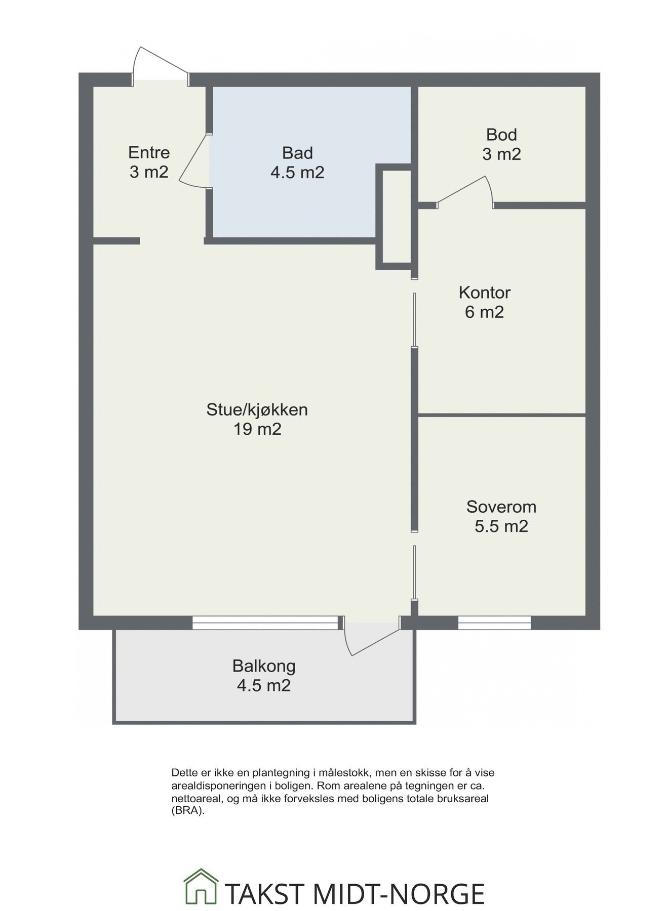 Planskisse. Galleribilde