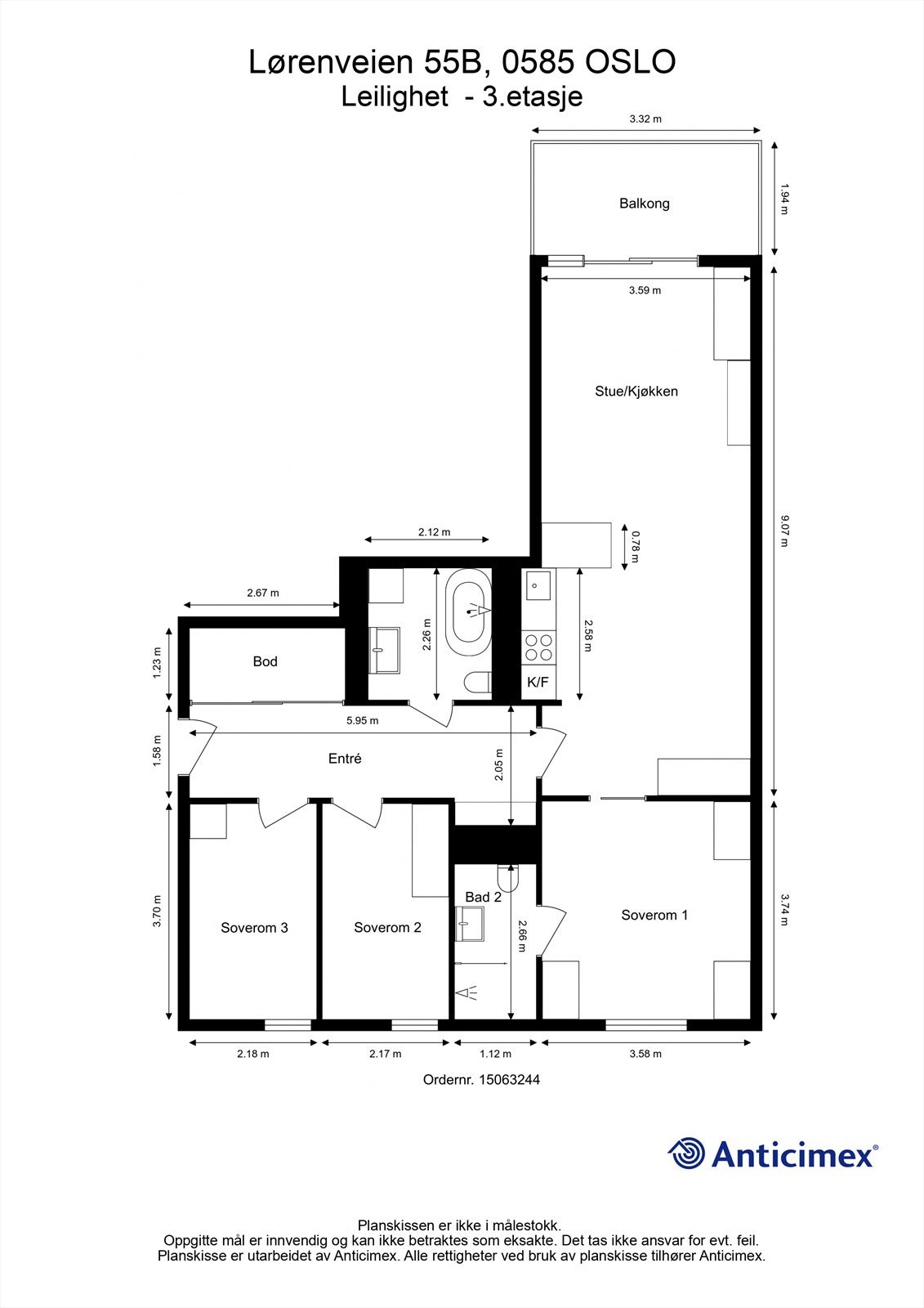 Plantegning Galleribilde