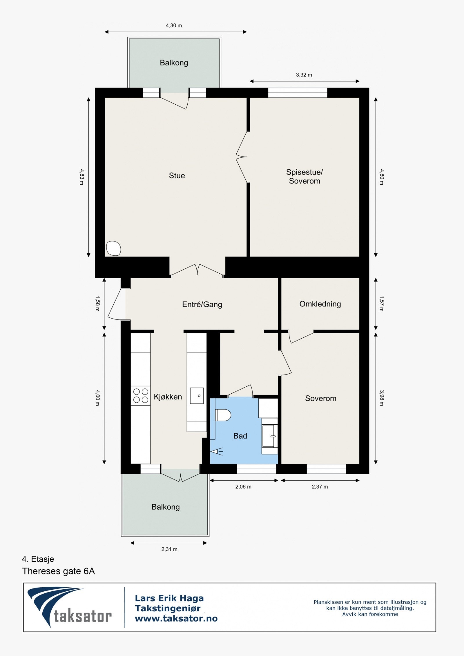 Plantegning Galleribilde